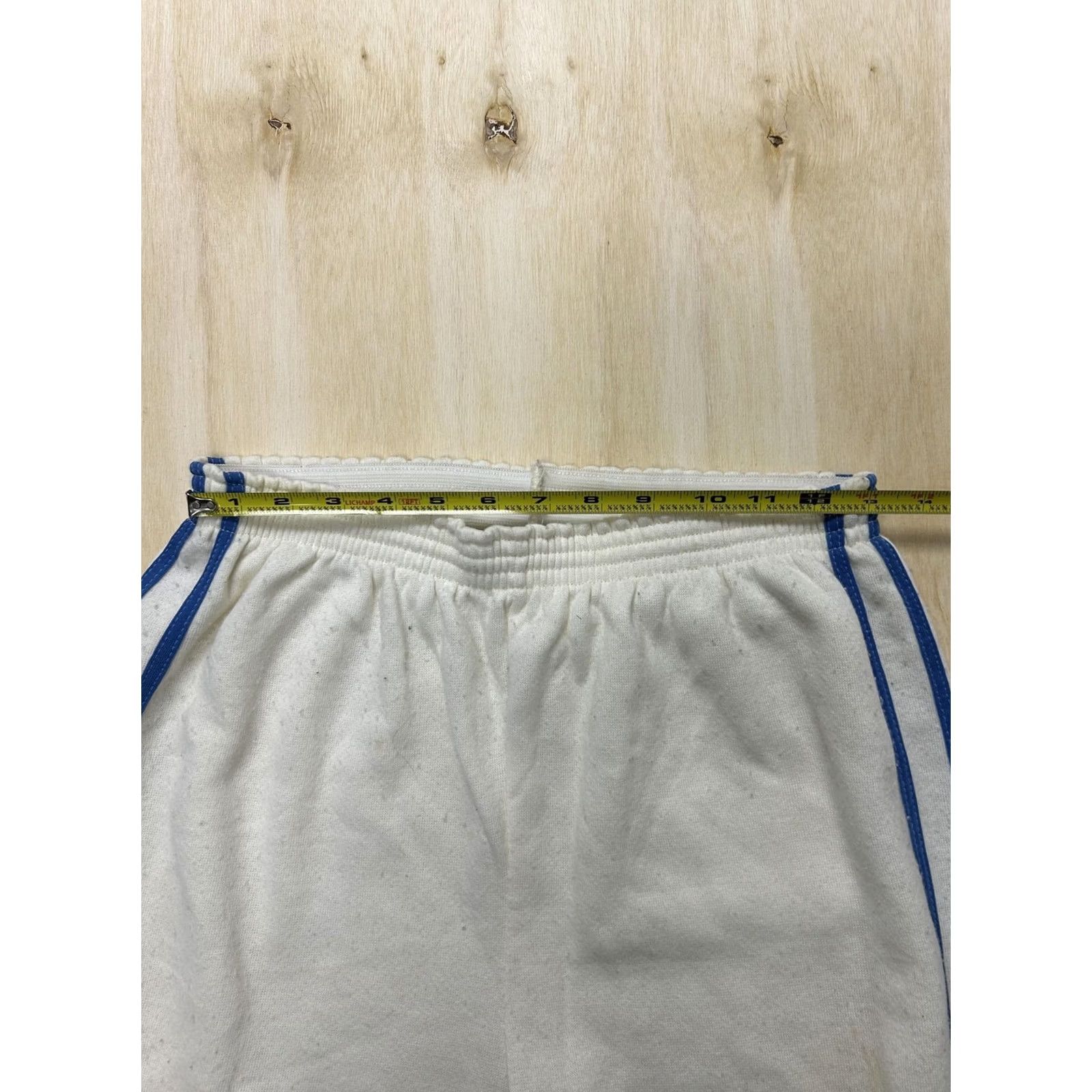 Vintage VINTAGE Active Wear Sweatpants Mens Large White Fleece Elastic Waist Side Stripe Pants Mens Large Retro Winter Casual Boys Mens? Size US 33 - 5 Thumbnail