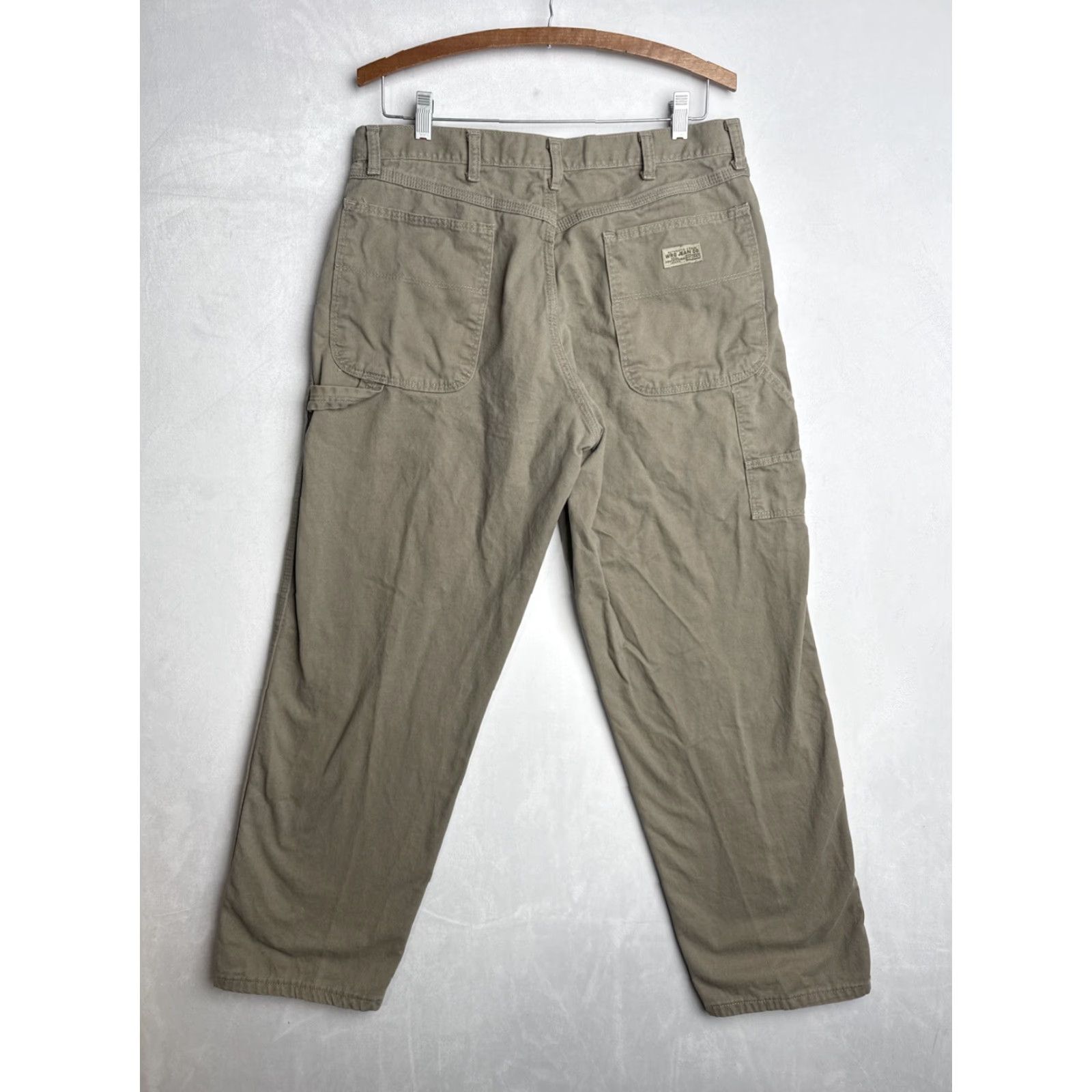 Wrangler VINTAGE Wrangler Jeans Mens 34X32 Tan Cowboy Cut Denim Pants Western Work Logo Jeans Mens Regular Tan Cowboy Cut Western Theme Size US 34 / EU 50 - 3 Thumbnail