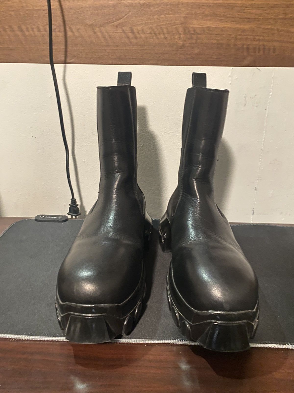 Rick Owens Rick owens polished tractor boots Size US 9 / EU 42 - 1 Thumbnail