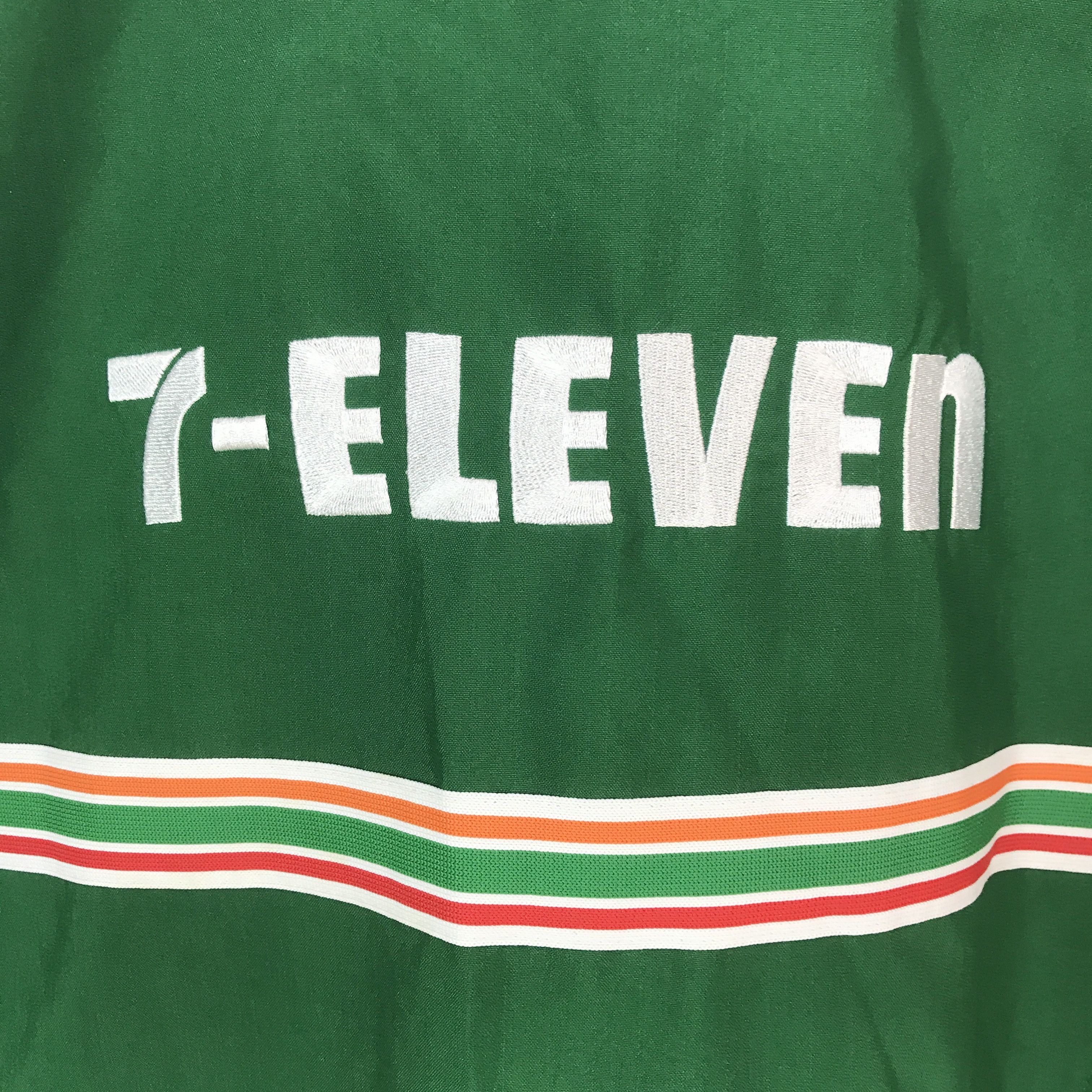 Japanese Brand Vintage 7 eleven japan Uniform green overshirt Size US L / EU 52-54 / 3 - 5 Thumbnail