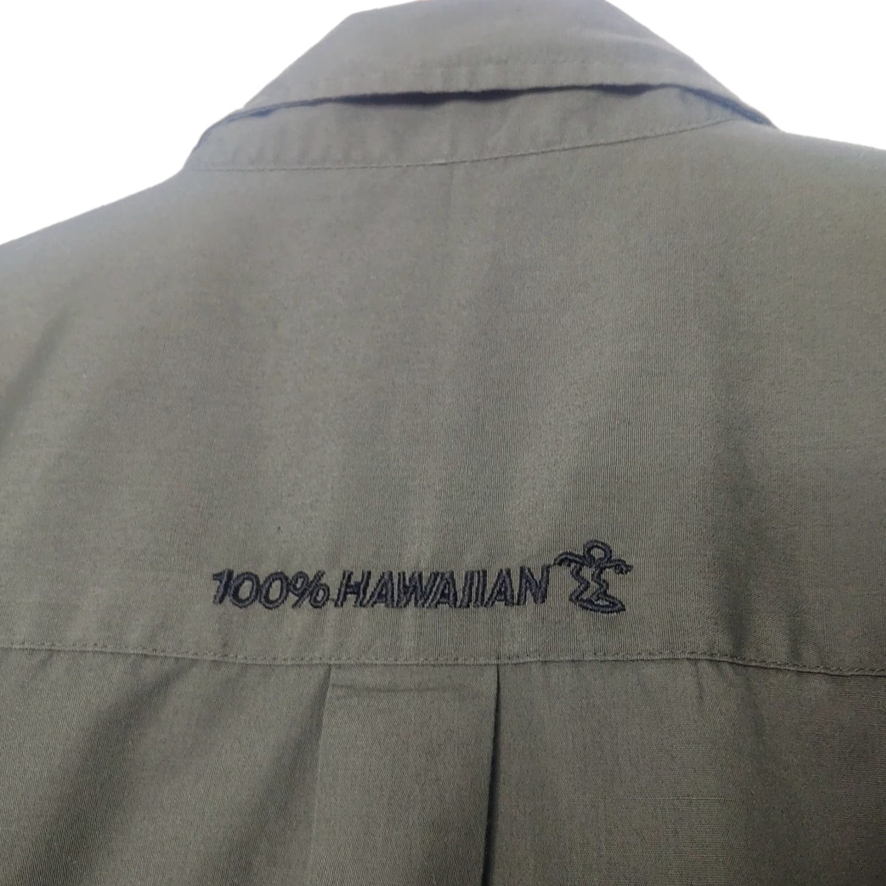 Olive Da Hui Hawaii Shirt Long Sleeve M Olive Button-Up Collar Casual Travel Size US M / EU 48-50 / 2 - 3 Thumbnail