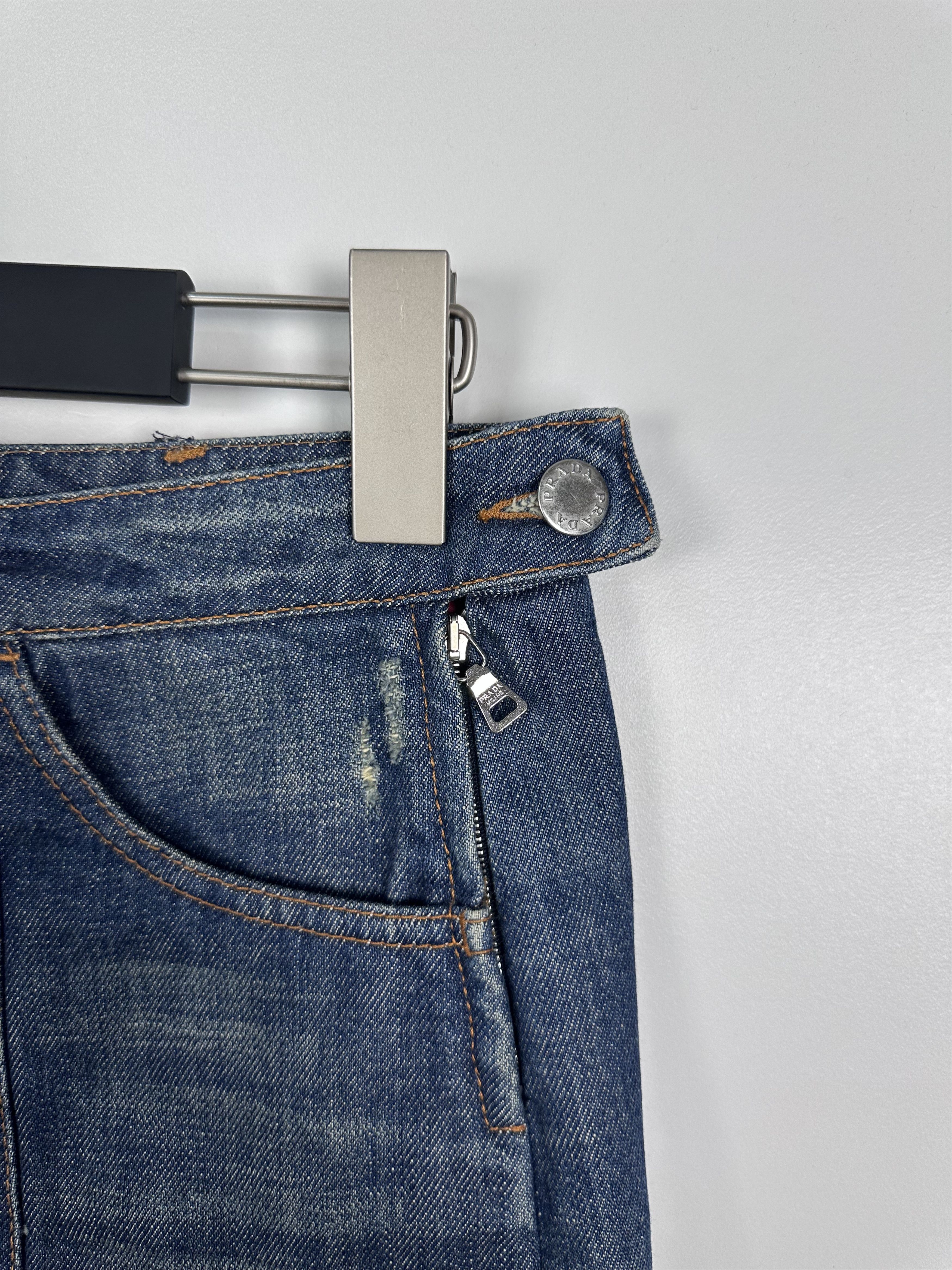 Grailed × Prada Prada Denim Jeans Skirt Blue Womens Size 38 Size 38" / US 16 / IT 52 - 3 Thumbnail