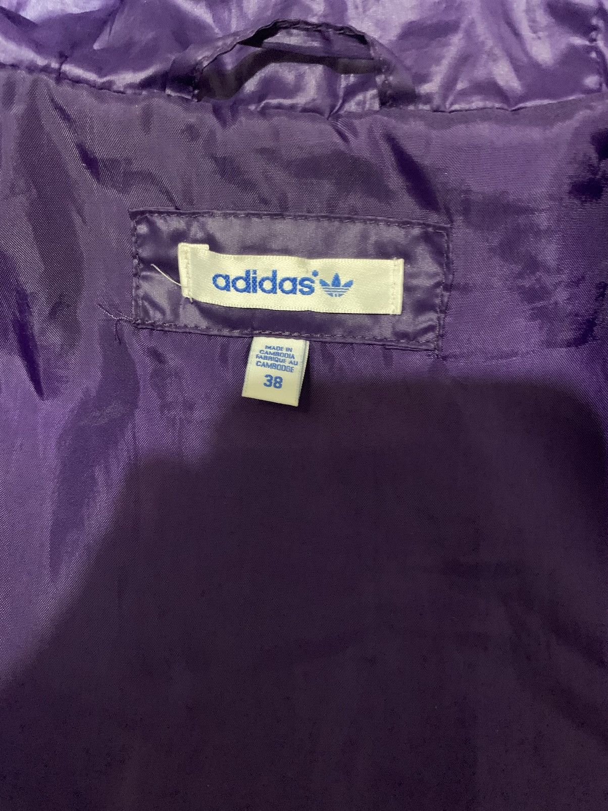 Adidas × Vintage Vintage Adidas Originals Puffer Long Violet Jacket Size S / US 4 / IT 40 - 7 Thumbnail