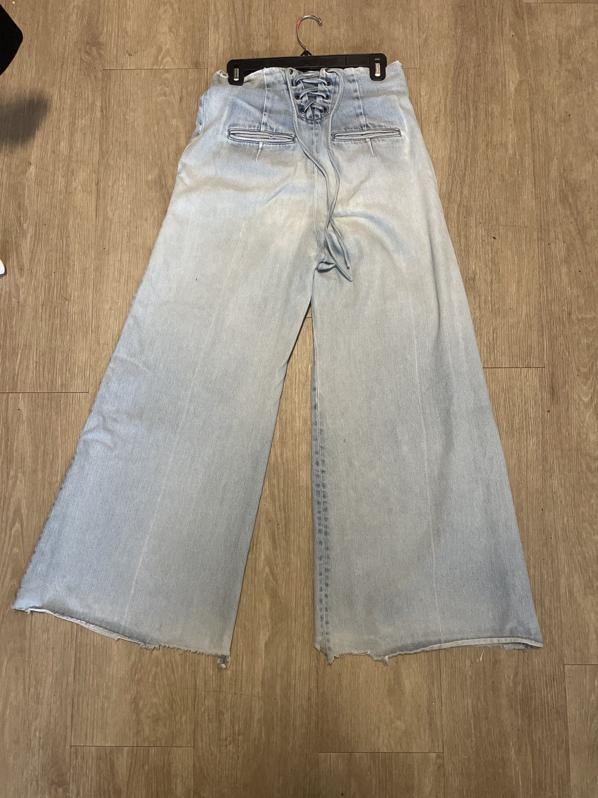 Maison MIHARA YASUHIRO Vintage distressed Mihara flared jeans Size US 26 / EU 42 - 2 Thumbnail