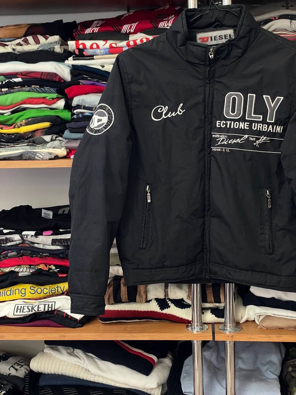 Diesel × Vintage Diesel Vintage Y2K Bomber Nylon Jacket Size M / US 6-8 / IT 42-44 - 8 Thumbnail