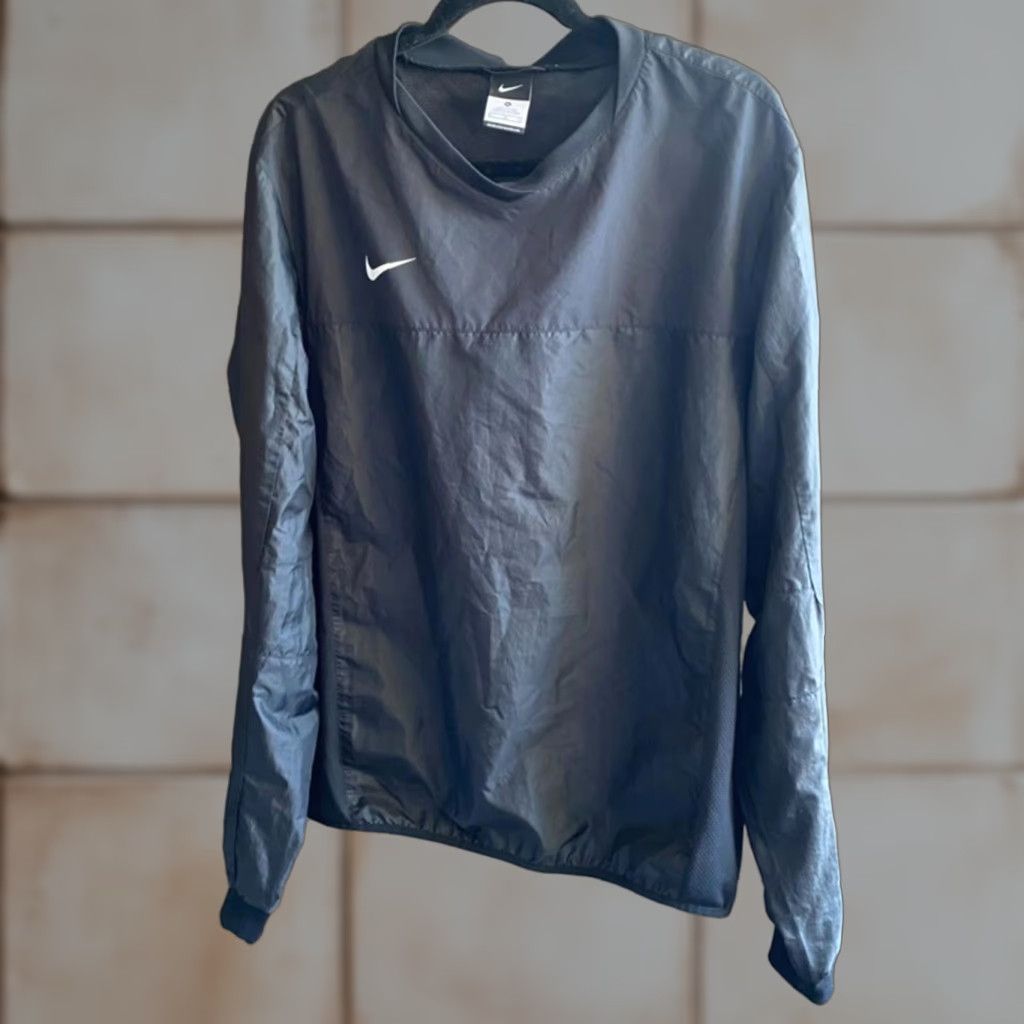 Nike VINTAGE Nike NFTB Men's XL Black Pullover Windbreaker Track Jacket Athletic Size US XL / EU 56 / 4 - 1 Thumbnail