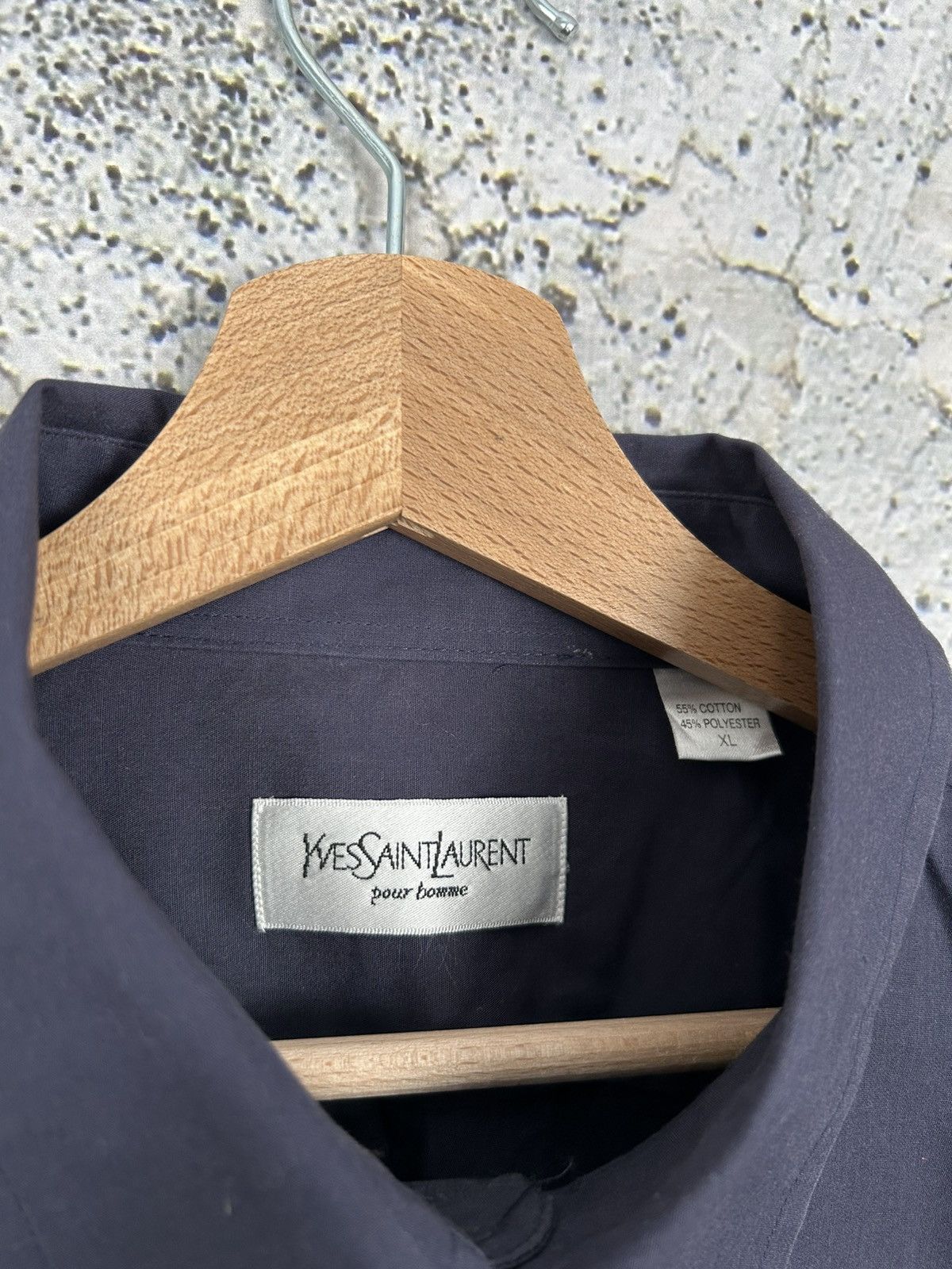 Vintage Vintage Yves Saint Laurent Pour Homme Designer Shirt 90s Size US XL / EU 56 / 4 - 5 Thumbnail