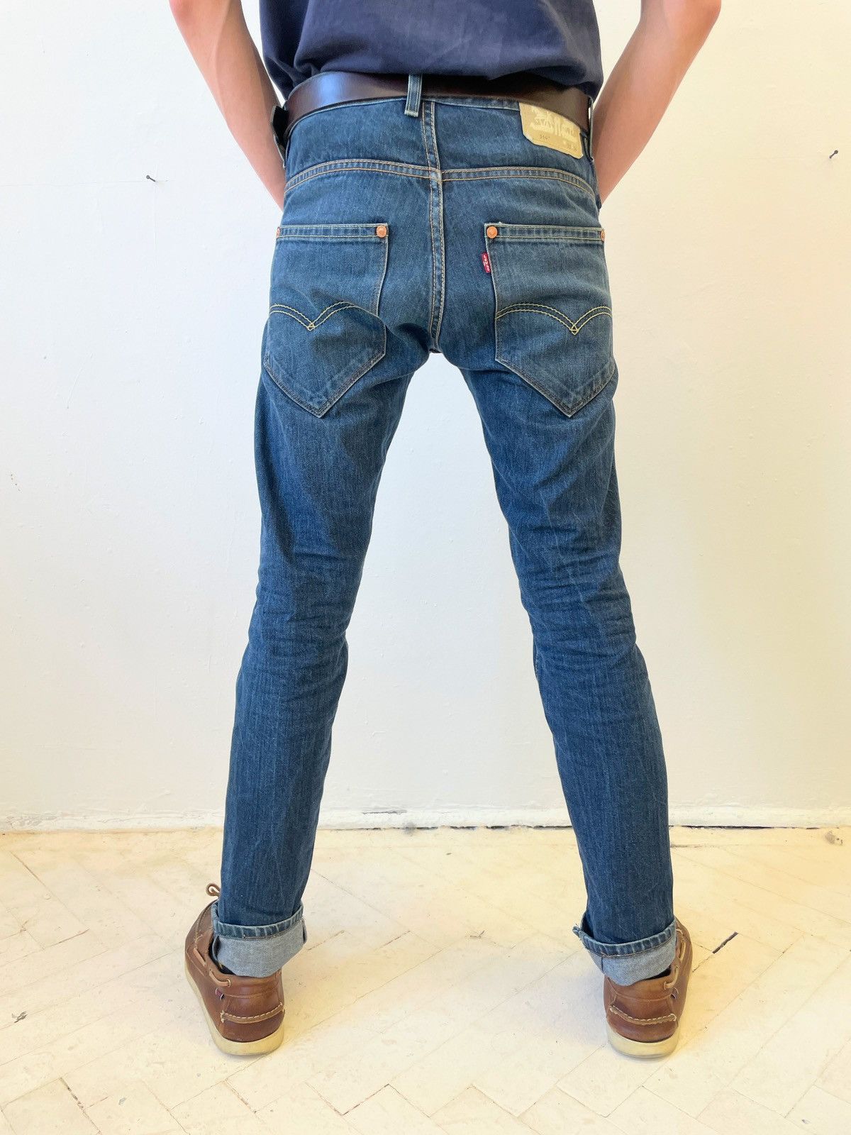 Levi's Title: Levis 514 Dark Wash Denim Jeans W34 Heritage Fade Size US 34 / EU 50 - 6 Thumbnail