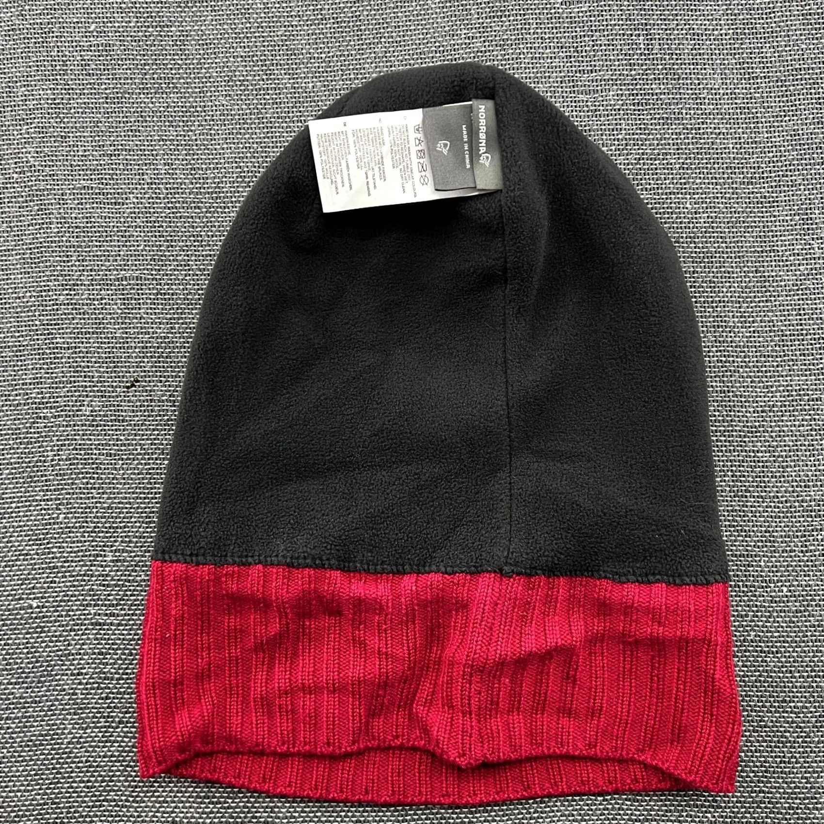 Vintage Norrona Rib Beanie Hat One Size 100% Wool Red Lined Thermal Jester Beanie Unisex Adults Mens Womens Boys Girls Size ONE SIZE - 6 Thumbnail