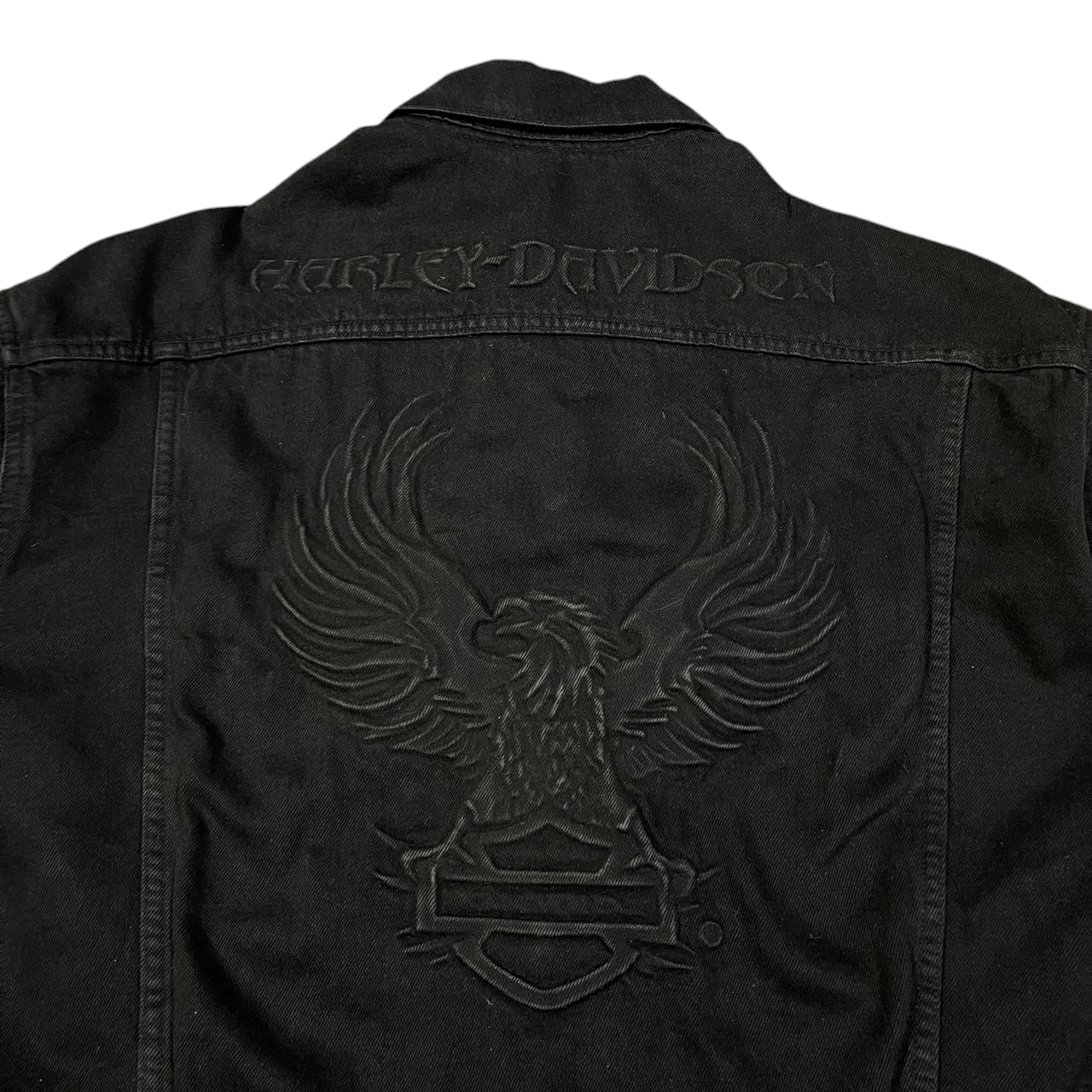 Harley Davidson Vintage Harley Davidson Denim Trucker Jacket Size US XL / EU 56 / 4 - 2 Thumbnail