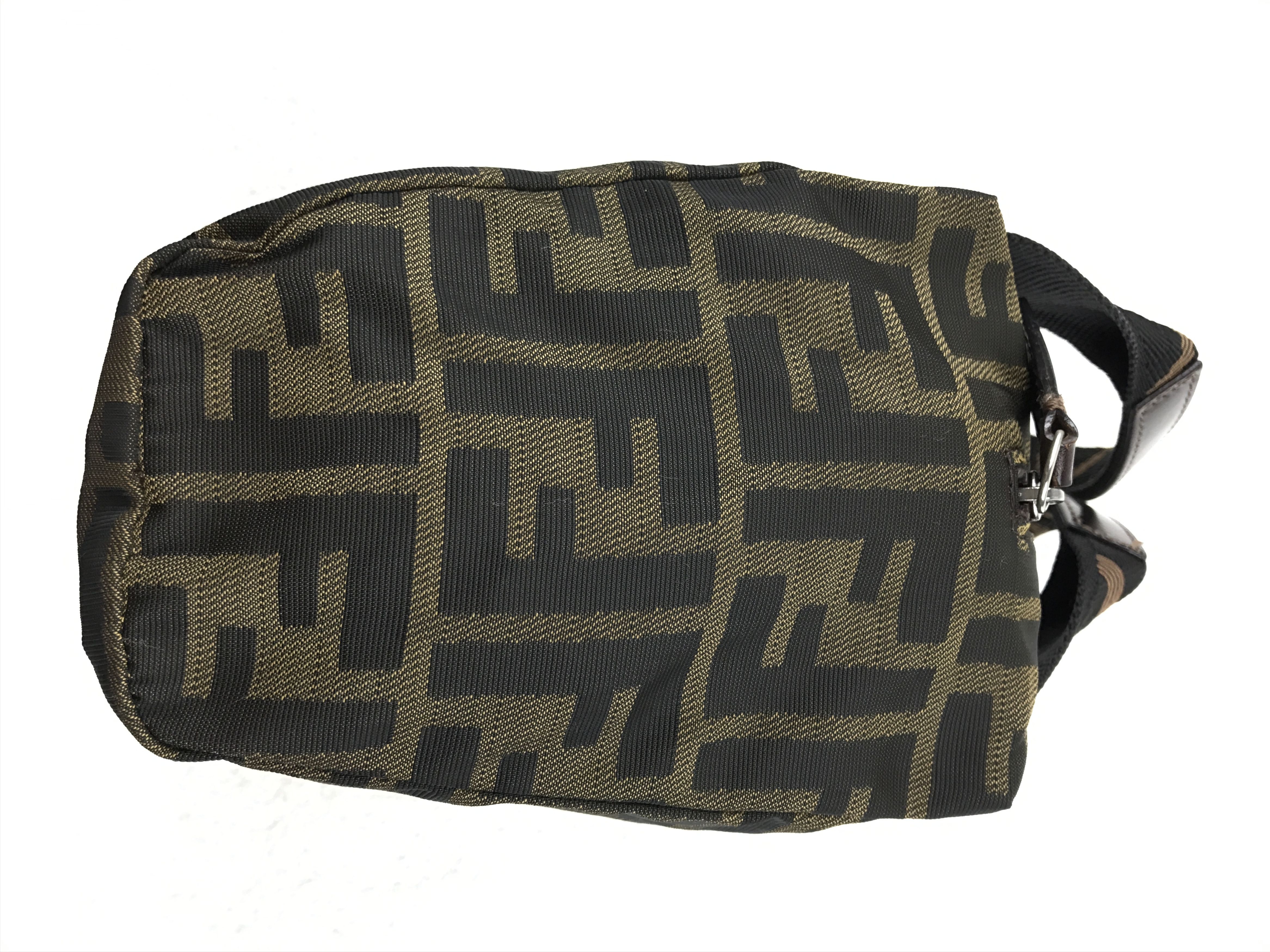 Fendi × Vintage Fendi Zucca Jacquard Mini Tote Bag Size ONE SIZE - 3 Thumbnail