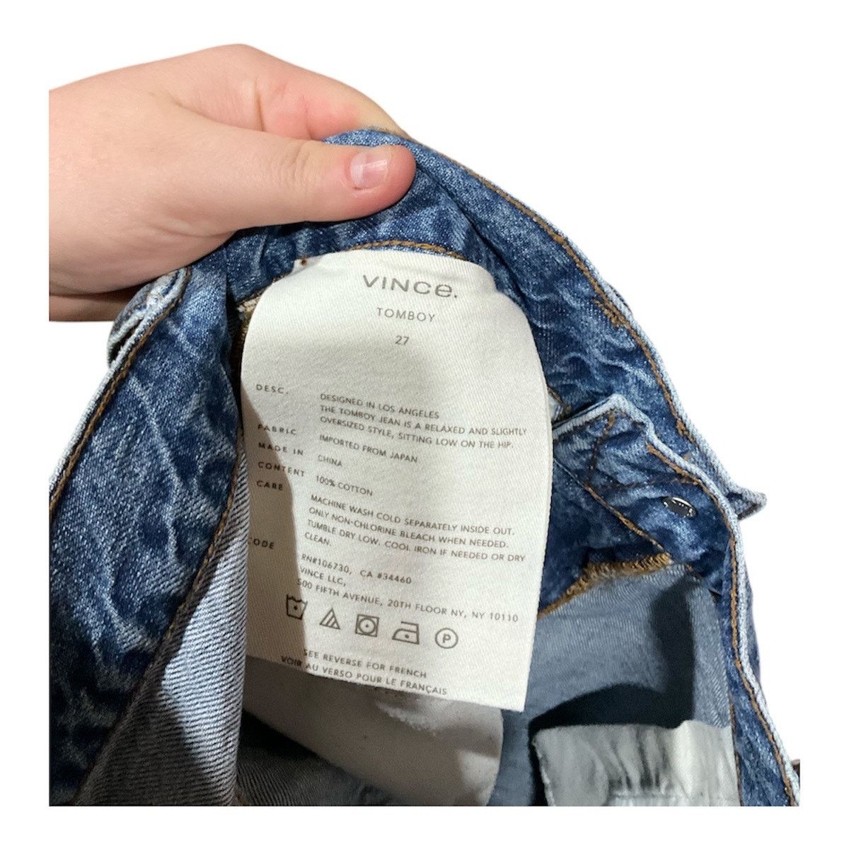 Vince Vince Tomboy Jeans Women 27 Blue Size 27" / US 4 / IT 40 - 4 Thumbnail