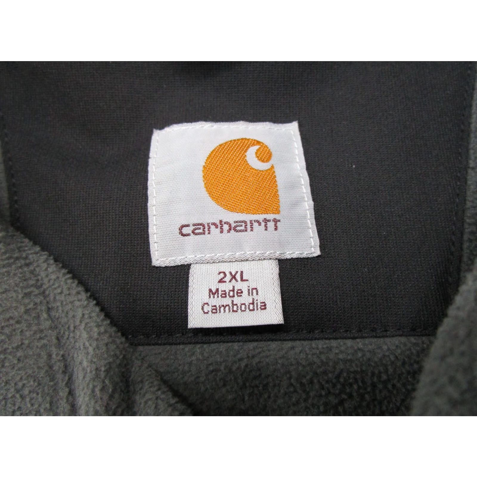 Carhartt VINTAGE Carhartt Soft Shell Jacket Mens 2XL Black Fleece Lined Rain Defender Read Size US XXL / EU 58 / 5 - 2 Thumbnail