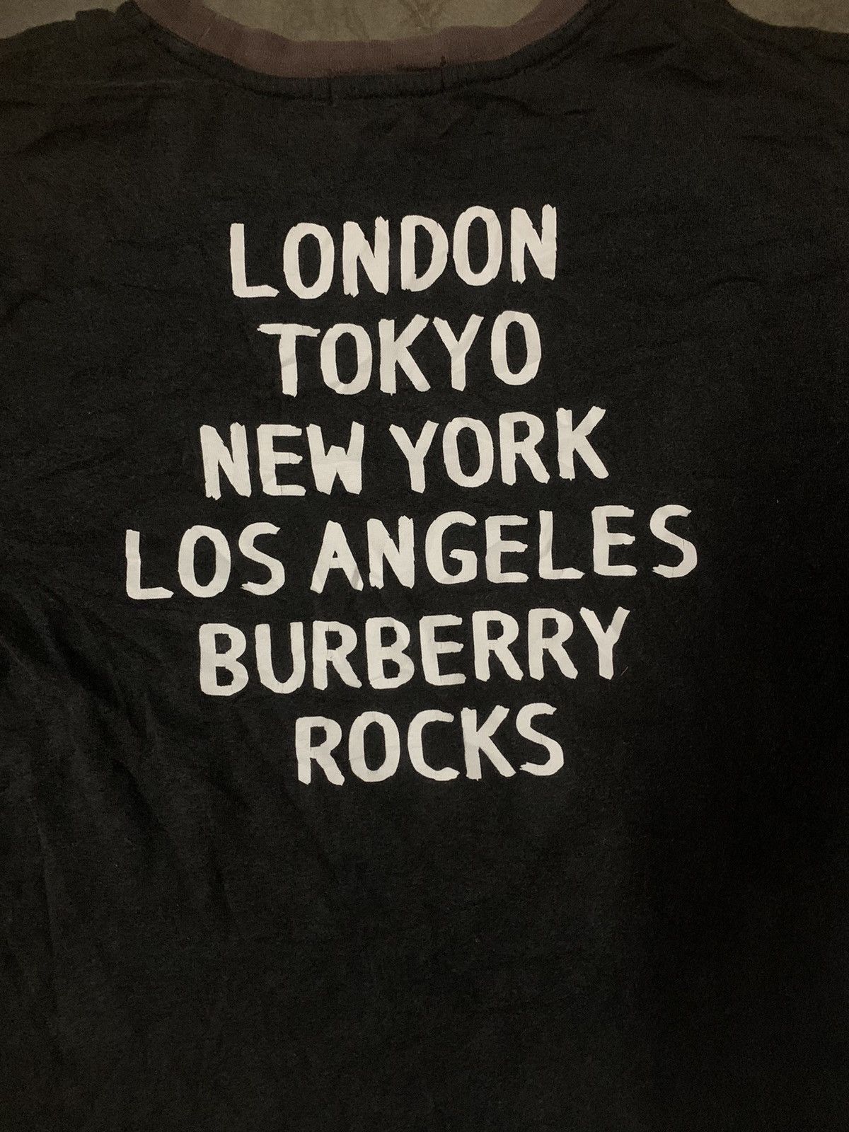 Burberry Burberry Black Label Ringer Tee Size US M / EU 48-50 / 2 - 9 Thumbnail