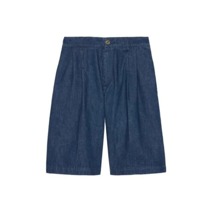 Gucci Gucci Blue High-Waist Casual Shorts for Women-2507 Size 41" - 7 Thumbnail