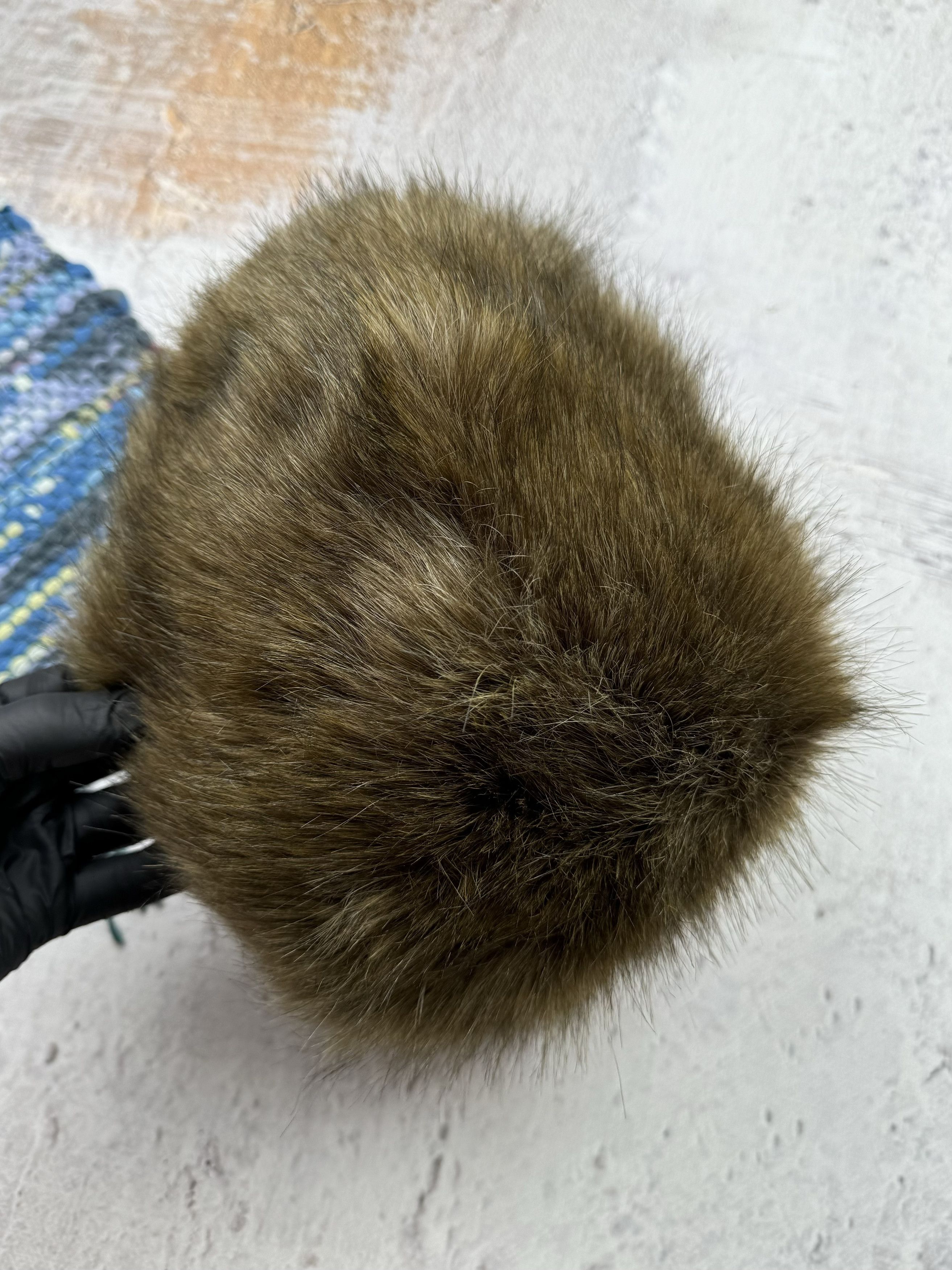 Vintage Vintage Faux Fur Hat A731(357) Size ONE SIZE - 3 Thumbnail