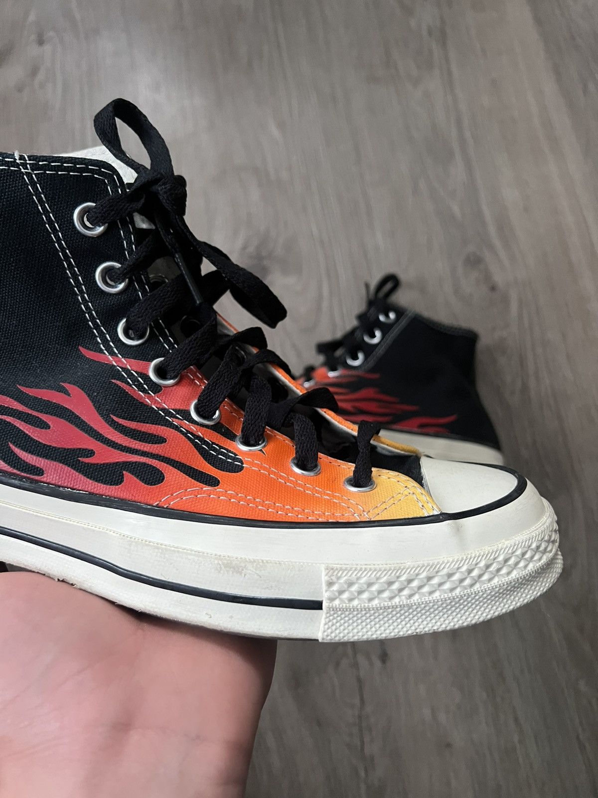 Converse × Japanese Brand Converse all stars fire shoes Size US 7.5 / EU 40-41 - 2 Thumbnail