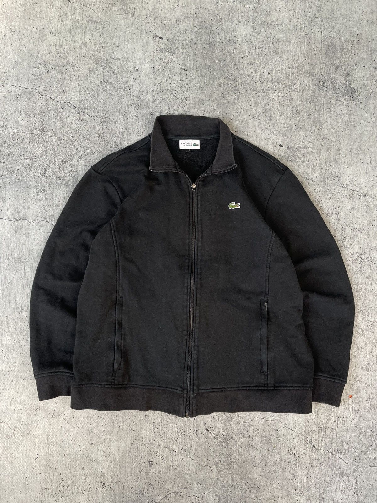 Lacoste Lacoste zipped sweatshirt Y2K Avant Garde Size US S / EU 44-46 / 1 - 1 Thumbnail