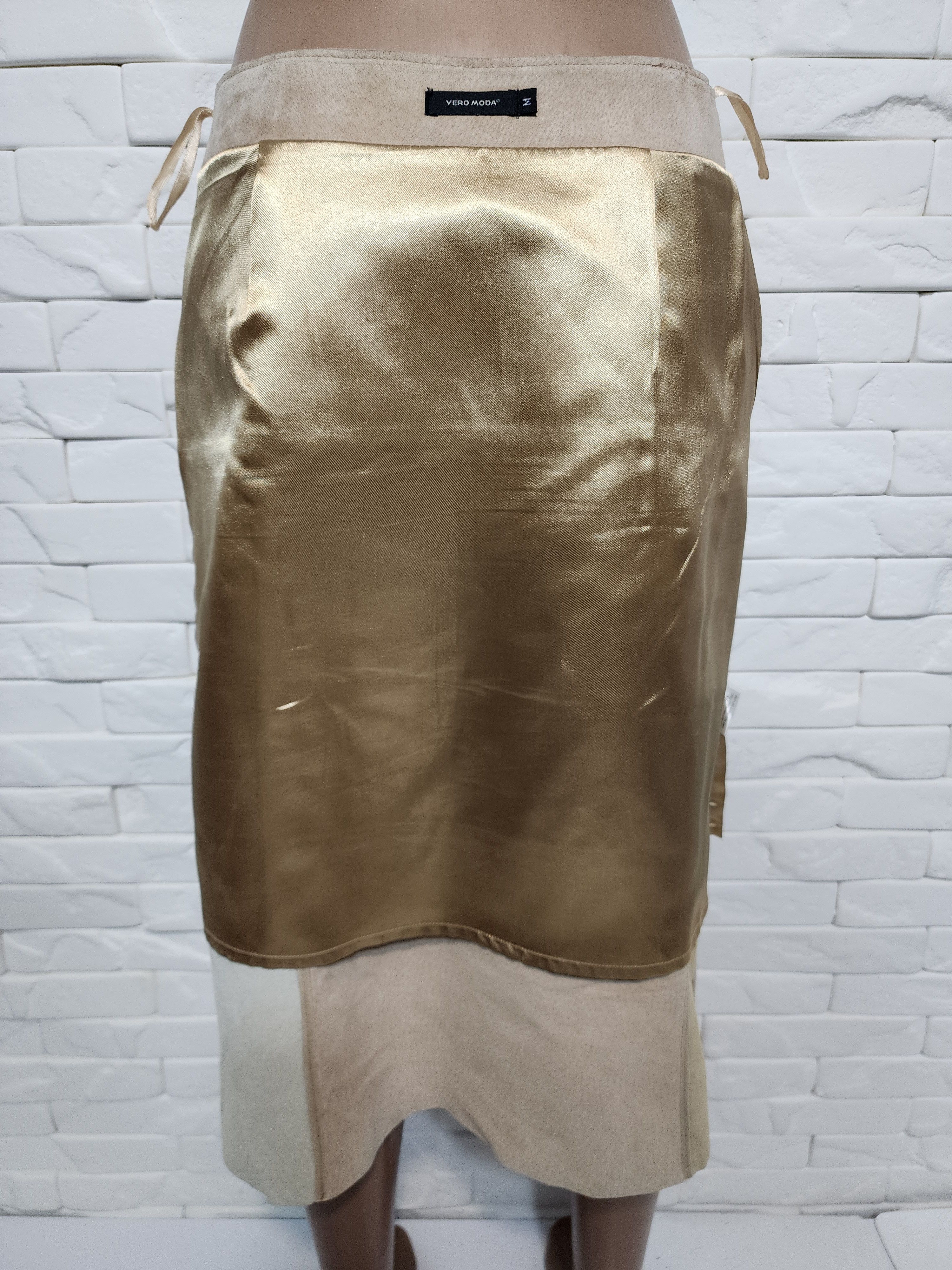 Genuine Leather Brown Suede Leather Skirt: 30" Waist Size 30" / US 8 / IT 44 - 7 Thumbnail