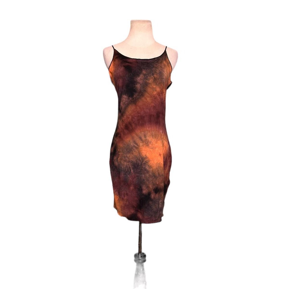 Shein Shein brown tie dye mini sleeveless summer dress size Medium Size M / US 6-8 / IT 42-44 - 4 Thumbnail