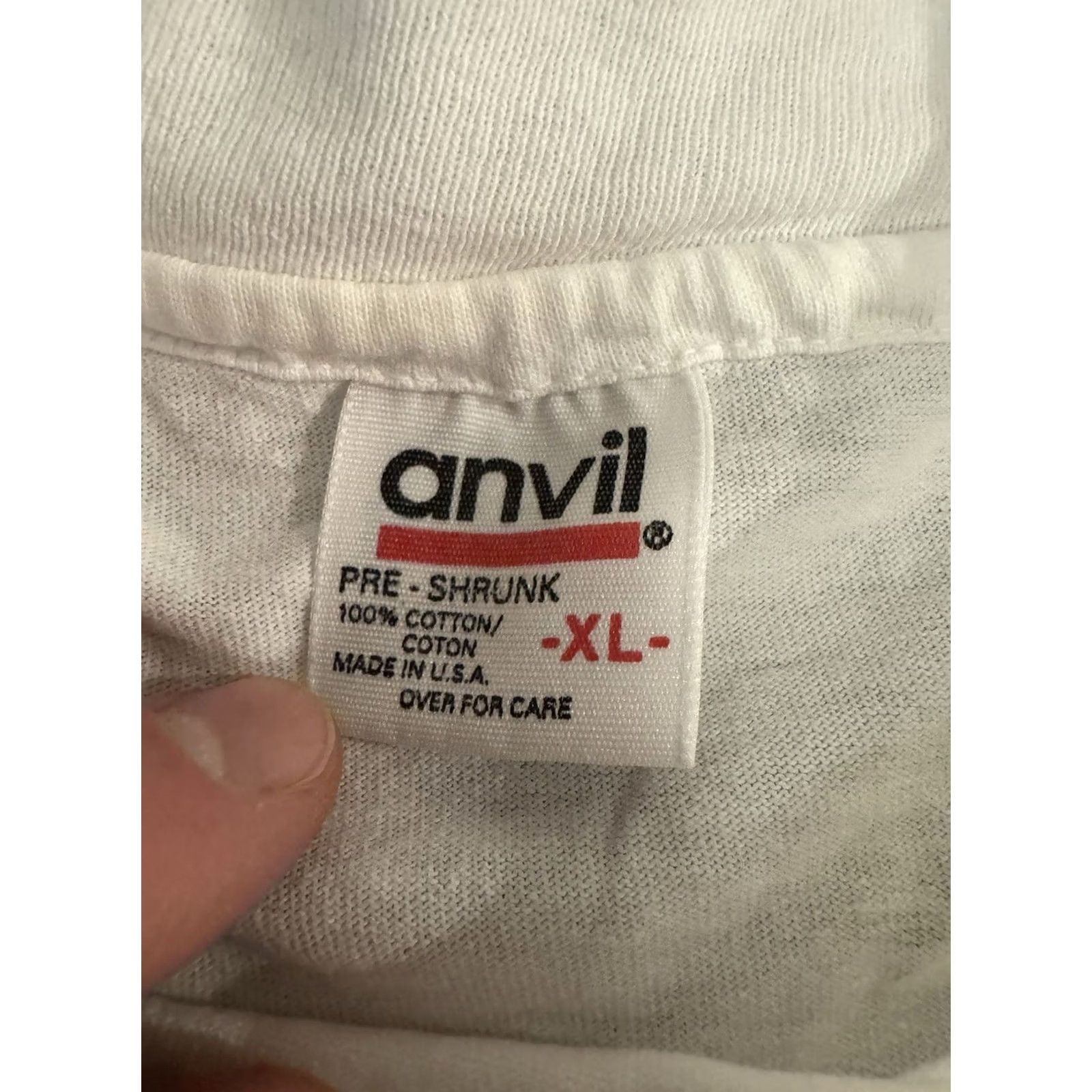 Anvil VINTAGE San Francisco Cable Car Shirt Size XL White Short Sleeve See Pics Size US XL / EU 56 / 4 - 3 Thumbnail