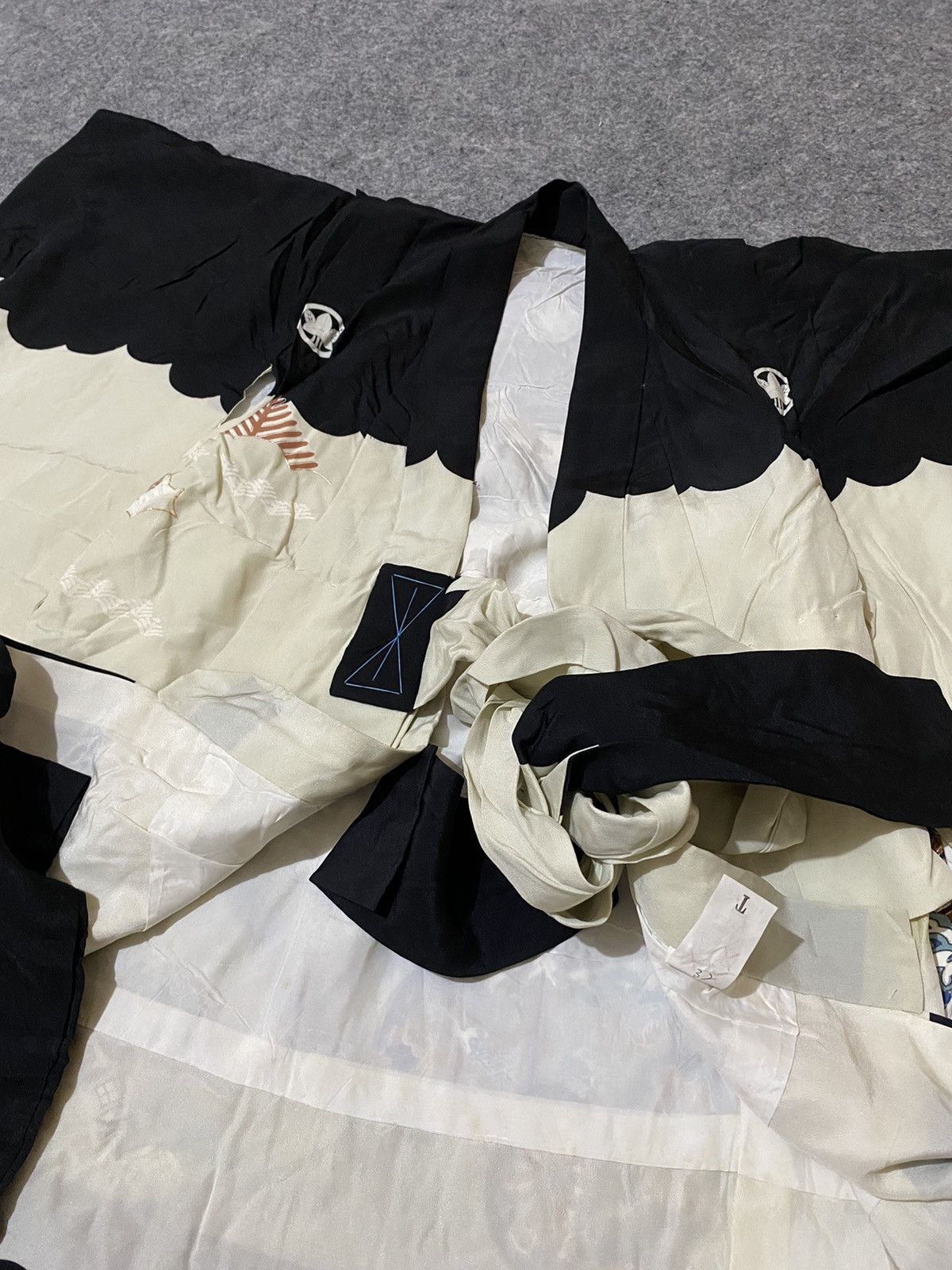 Japanese Brand 60s Vtg Rare Sukajan Kimono Classic Script Size US S / EU 44-46 / 1 - 13 Thumbnail