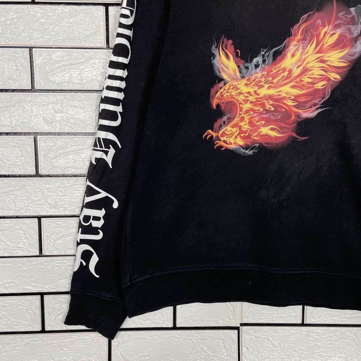 Japanese Brand Corpus Et Mente Fire Eagle Crewneck Sweatshirt Size US S / EU 44-46 / 1 - 3 Thumbnail