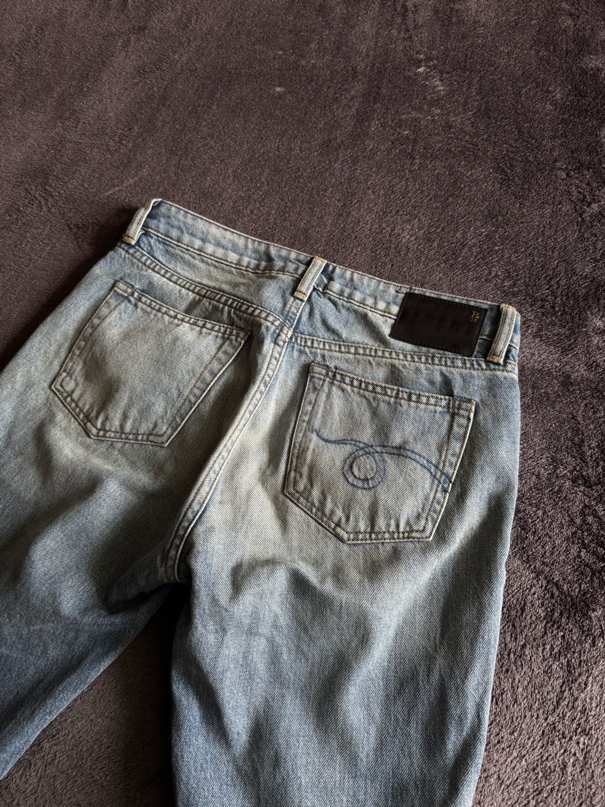 R13 R13 Kick Fit Long Denim Jeans Size 25" / US 0 / IT 36 - 17 Thumbnail
