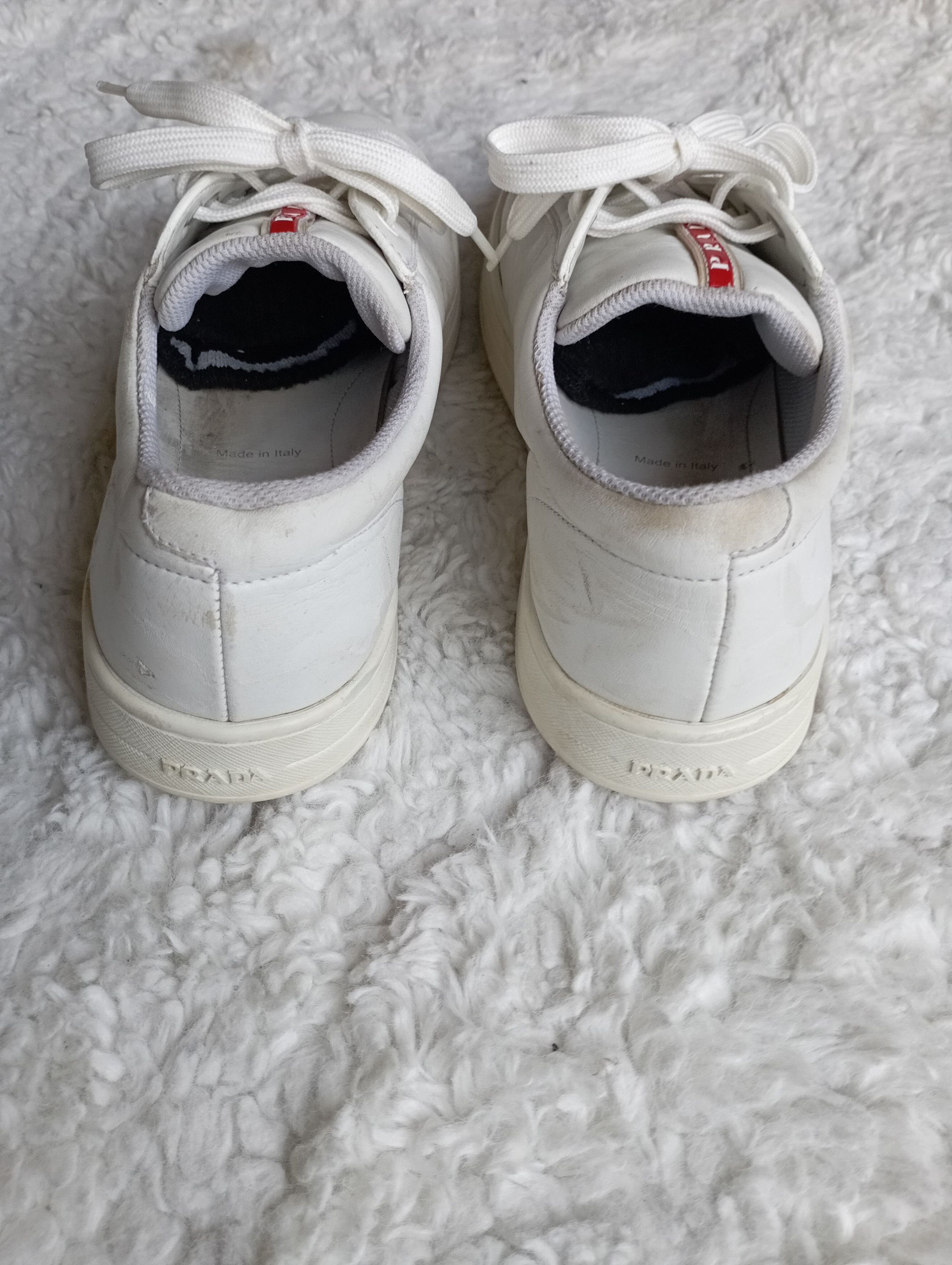 Prada Prada White Classic Shoes w/ Rubber Soles Size UK 7 Men US 9 Size US 7.5 / EU 40-41 - 6 Thumbnail