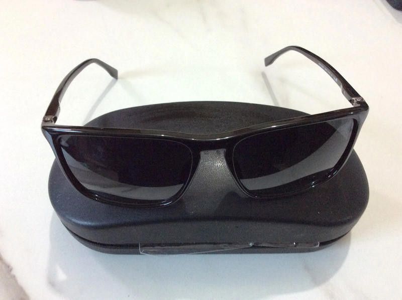 Designer Boss black men's sunglasses Size ONE SIZE - 4 Thumbnail