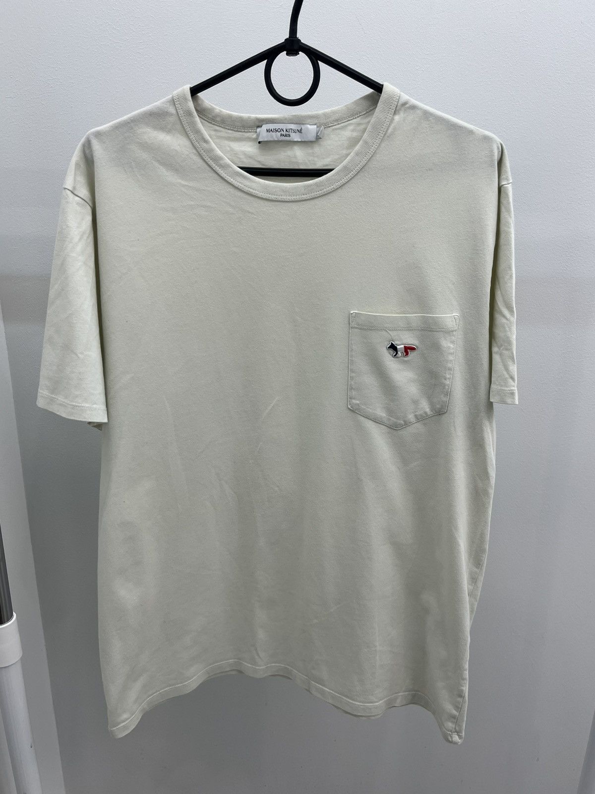 Maison Kitsune Maison Kitsune Fox Logo Embroidered Pocket Tee T-shirt Size US M / EU 48-50 / 2 - 1 Thumbnail