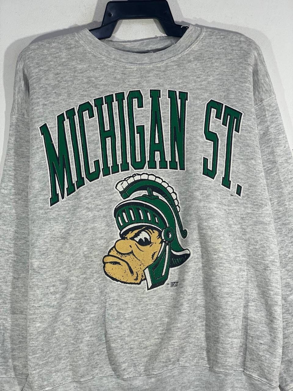 Other Vintage 90s michigan st sweatshirt jumper pullover size L Size US L / EU 52-54 / 3 - 4 Thumbnail