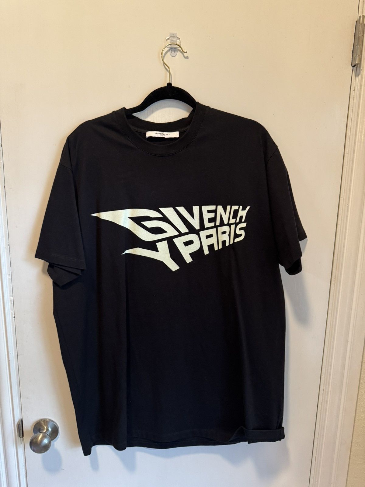 Givenchy Givenchy Glow In Dark Logo Shirt Size US M / EU 48-50 / 2 - 1 Thumbnail