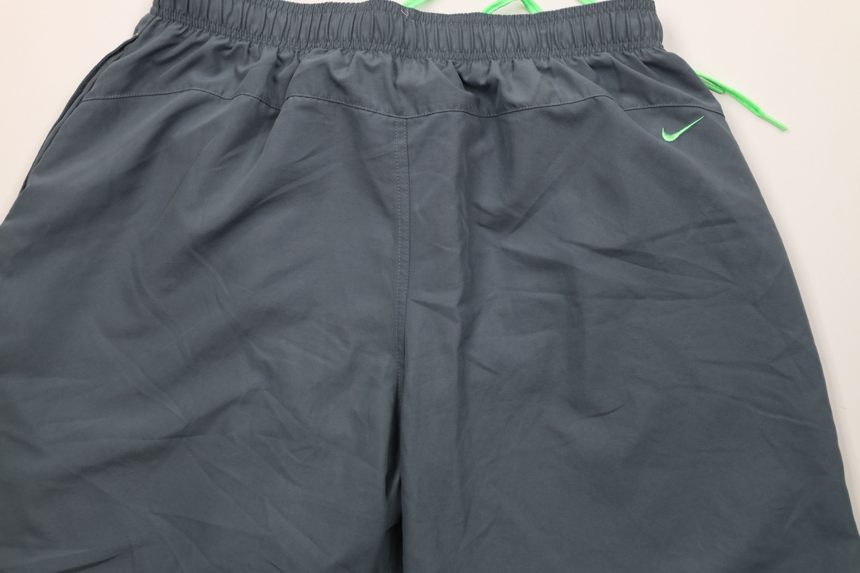 Nike × Vintage Vintage Nike Scott Mini Swoosh Lined Shorts Swim Trunks Gray Size US 36 / EU 52 - 12 Thumbnail