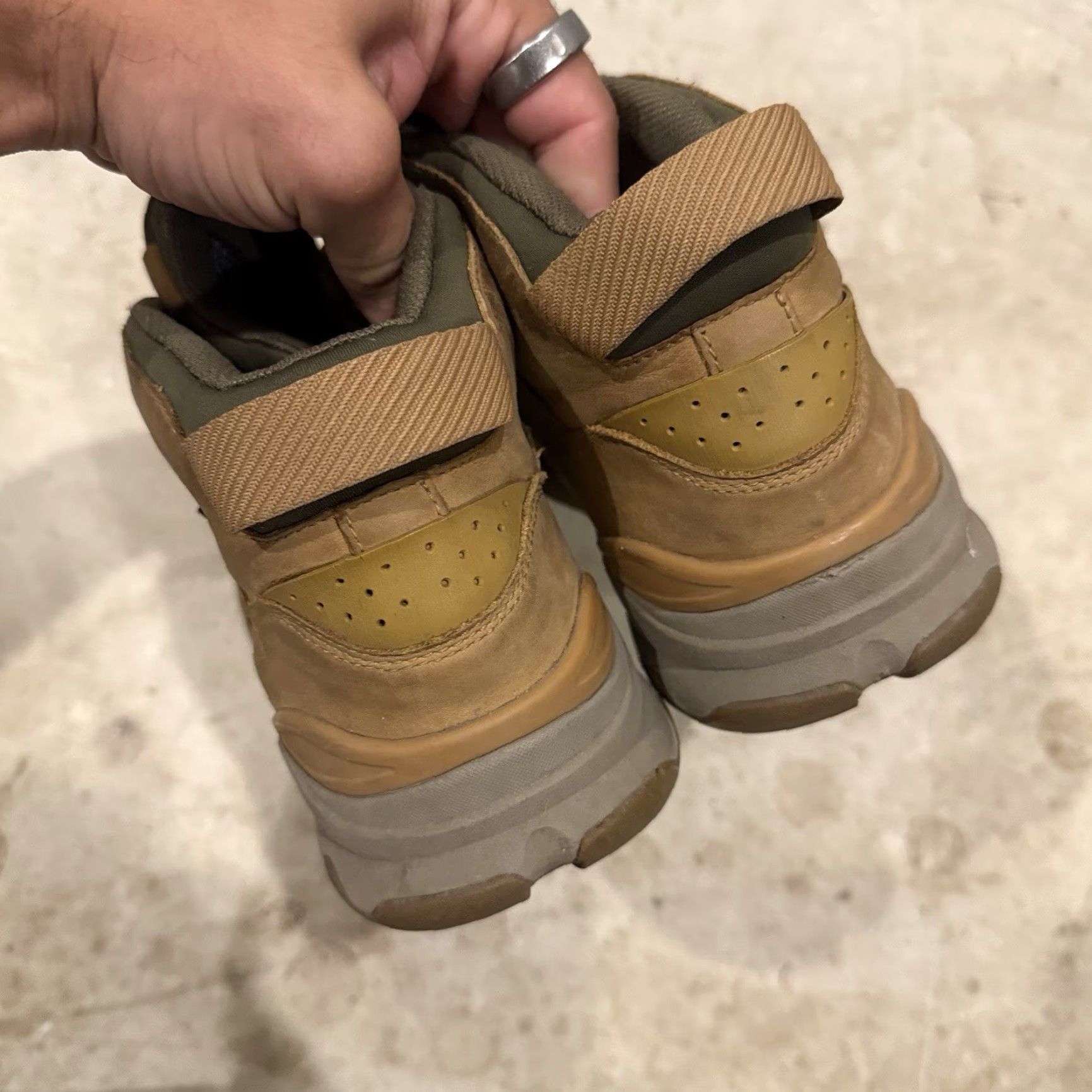 Teva TEVA Arrowood Utility Mid WP Size 11 Sand Leather TRAIL BOOTS Hiking 1017168 Men Waterproof Leather Mid Ankle Boots Size US 10 / EU 43 - 6 Thumbnail