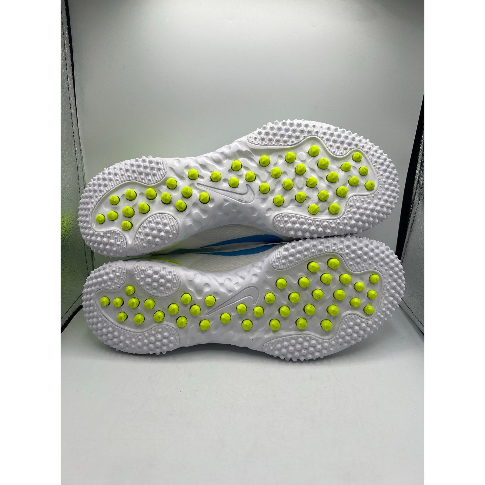 Nike Nike Huarache 9 Elite TF LAX SE “White Volt Vivid Blue” Size US 11.5 / EU 44-45 - 5 Thumbnail