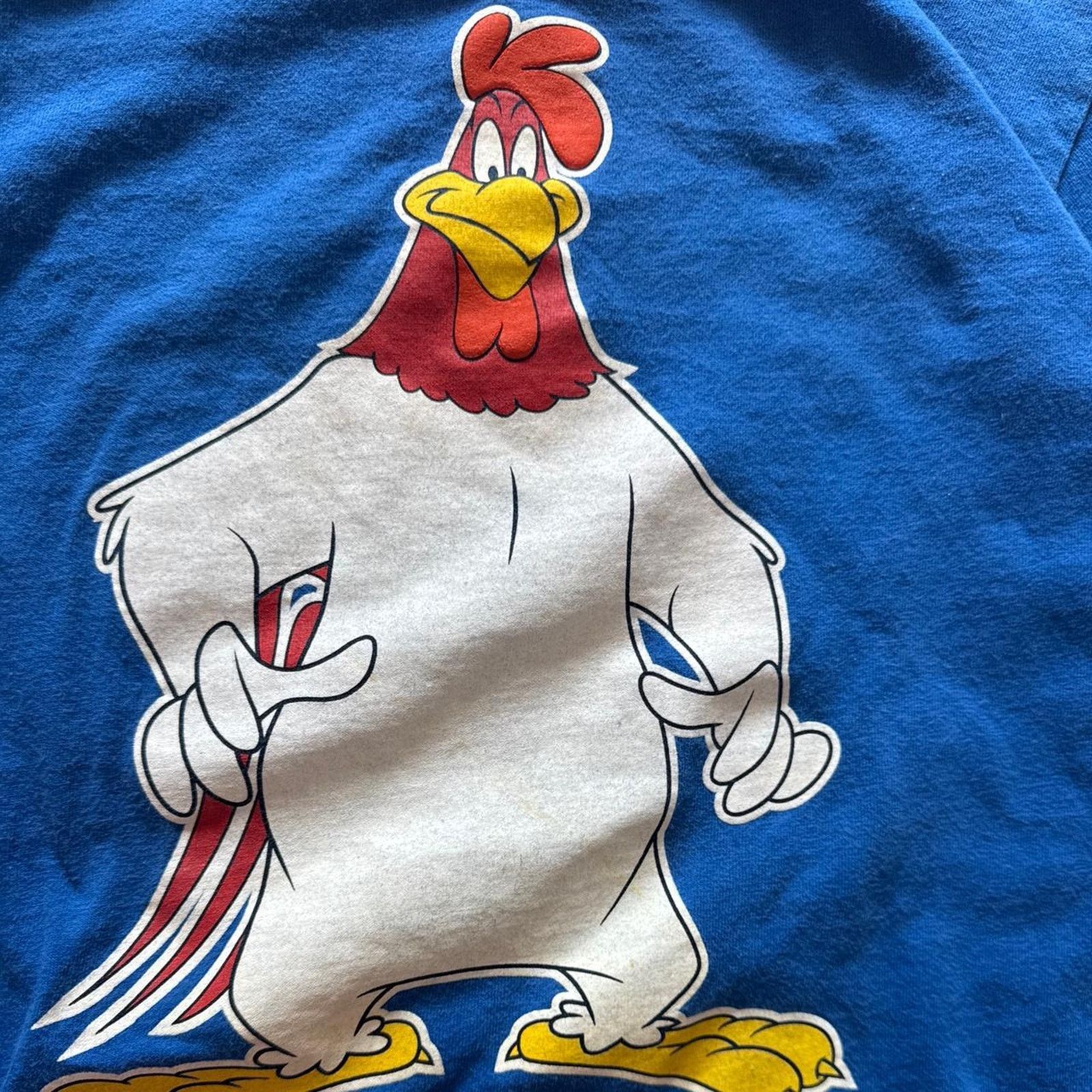 Warner Bros Vintage 90s Looney Tunes Foghorn Leghorn T-Shirt Size Medium Size US M / EU 48-50 / 2 - 3 Thumbnail
