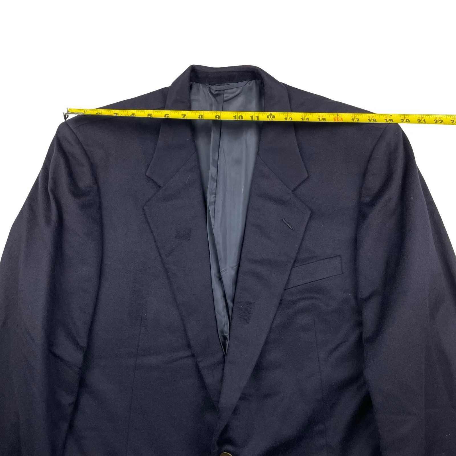 Hickey Freeman Hickey Freeman Men’s 100% Cashmere 2-Button Blazer Jacket Na Size 44L - 11 Thumbnail