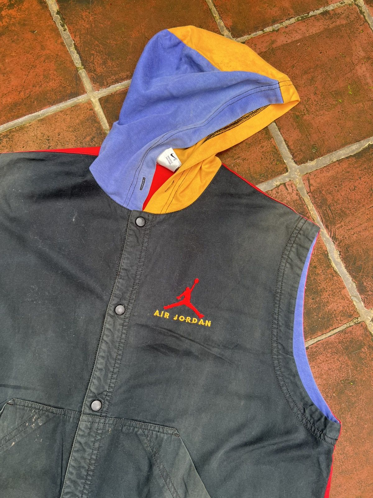 Nike Vintage Vest Jacket Nike Air Jordan Size US XL / EU 56 / 4 - 6 Thumbnail