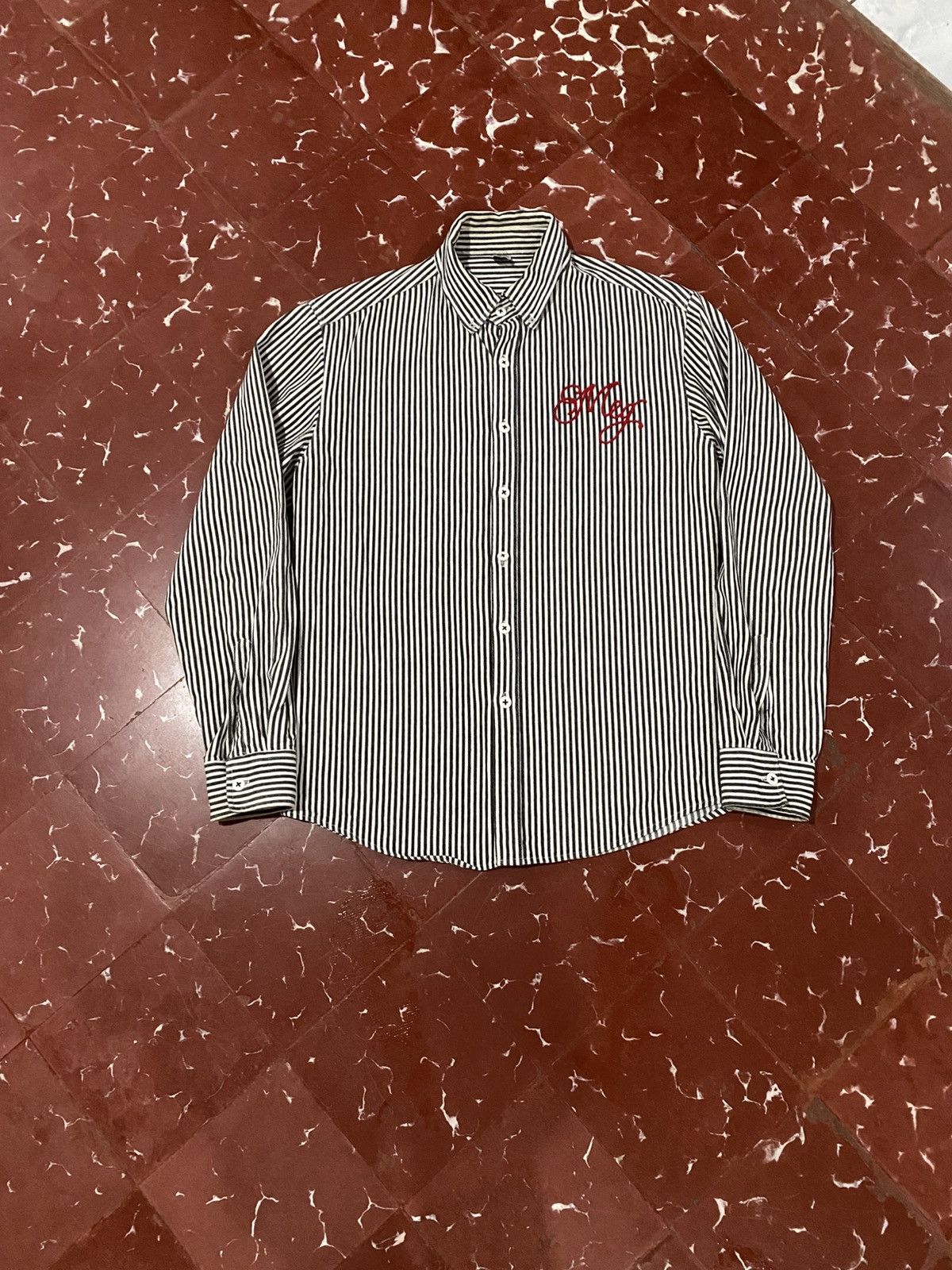 Vintage vintage 𝐇𝐀𝐑𝐋𝐄𝐘 𝐃𝐀𝐕𝐈𝐃𝐒𝐎𝐍 𝐂𝐇𝐀𝐈𝐍𝐒𝐓𝐈𝐓𝐇 𝐄𝐌𝐁𝐑𝐎𝐈𝐃𝐄𝐑𝐘 Size US L / EU 52-54 / 3 - 2 Thumbnail