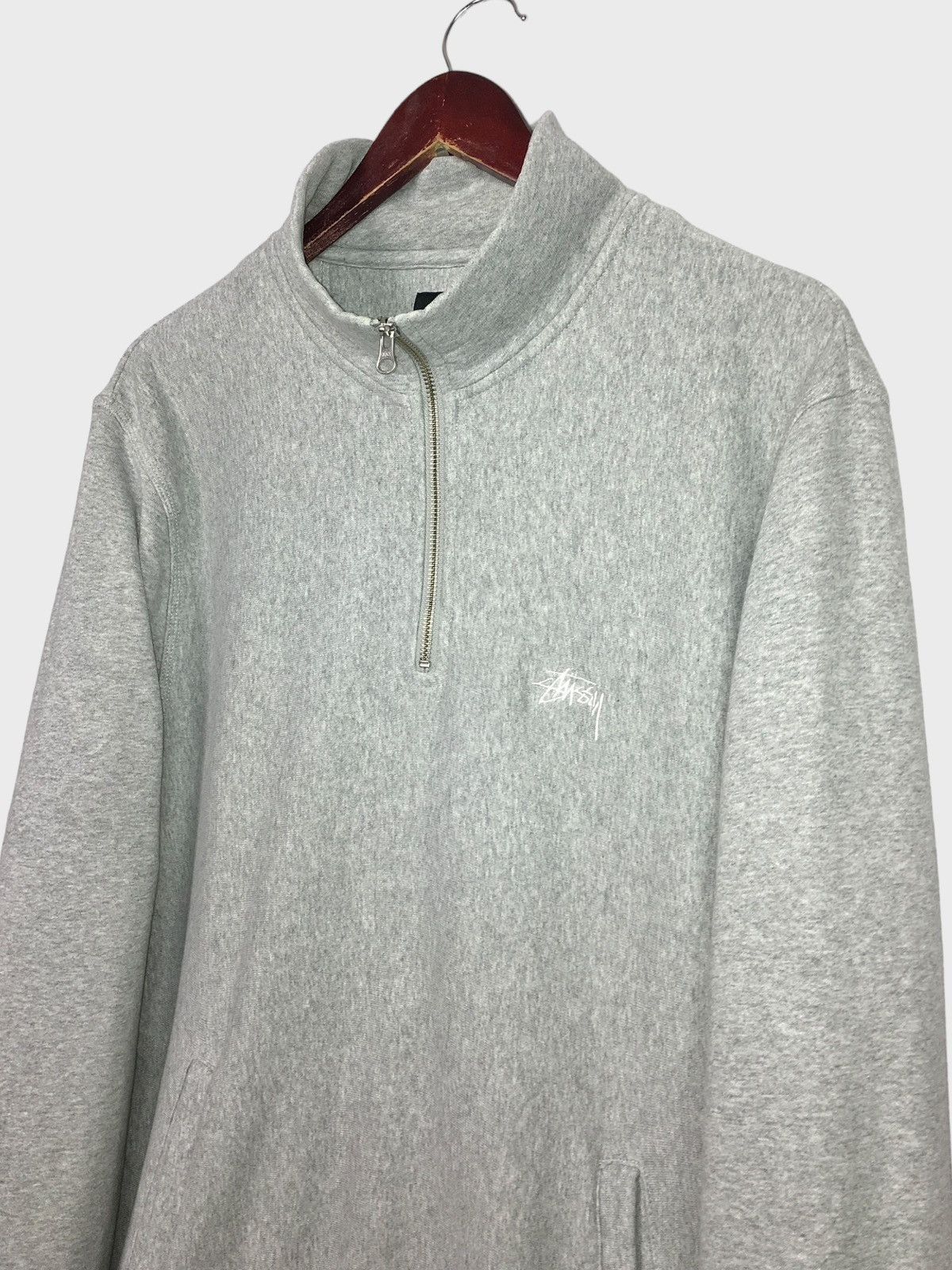 Stussy Half zip STUSSY Stock Logo quarter y2k vintage halfzip 1/4 Size US L / EU 52-54 / 3 - 6 Thumbnail