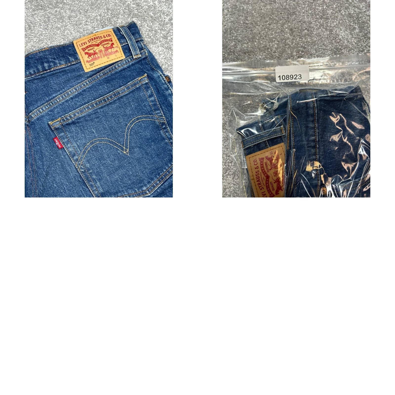 Levi's Levis 501 Shorts Womens 31 Blue Cut Off Denim Logo Stretch High Rise Raw Hem Jeans Shorts Ladies 31 Blue Levi's 501 Denim Short Cut-Off High Rise Logo Size 24" / US 00 / IT 34 - 9 Thumbnail