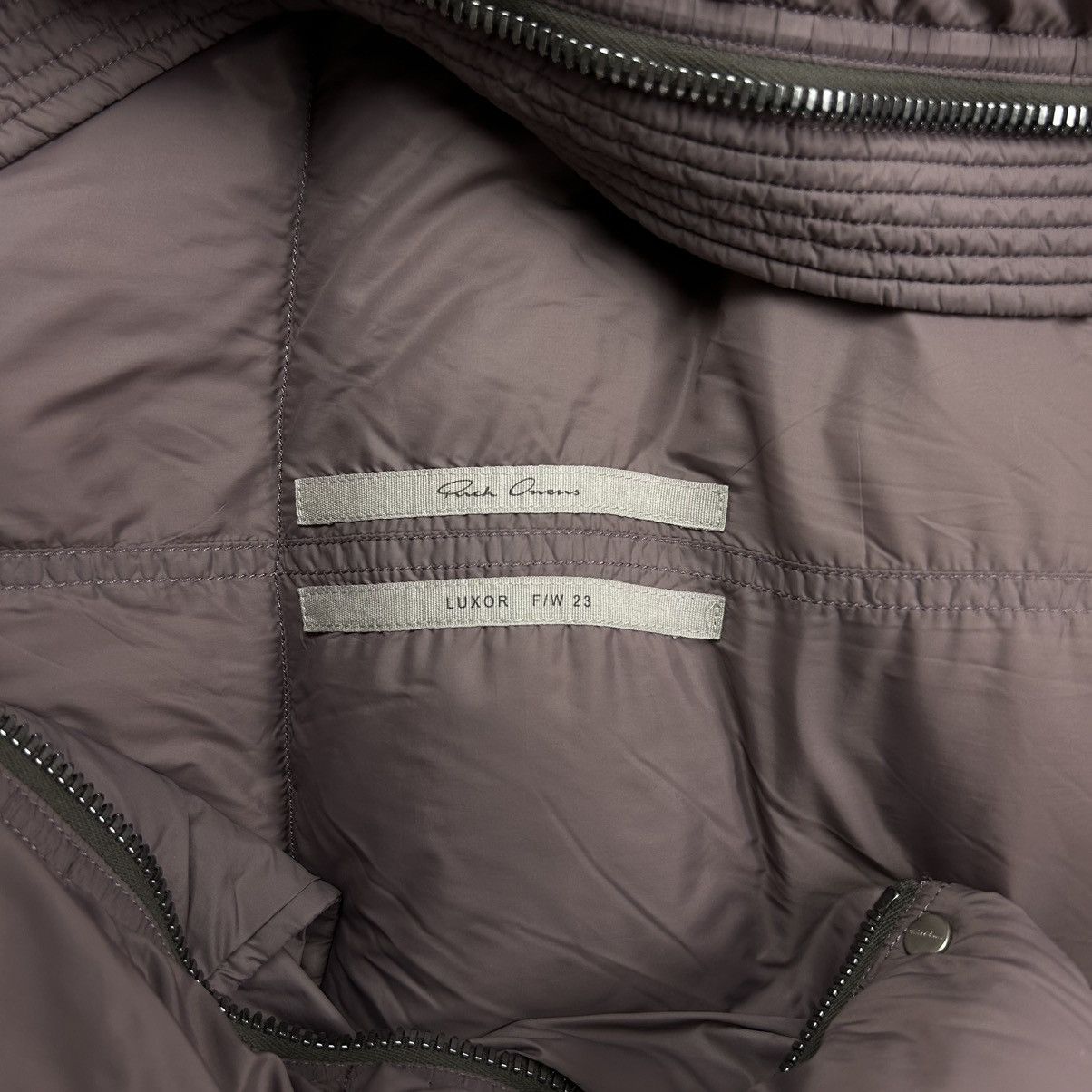 Rick Owens Rick Owens Funnel Neck Down Puffer Jacket Luxor Size US XS / EU 42 / 0 - 5 Thumbnail