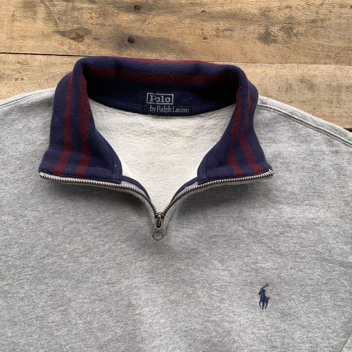 Polo Ralph Lauren Vintage Polo Ralph Lauren Sweatshirt HalfZipper Size US S / EU 44-46 / 1 - 2 Thumbnail