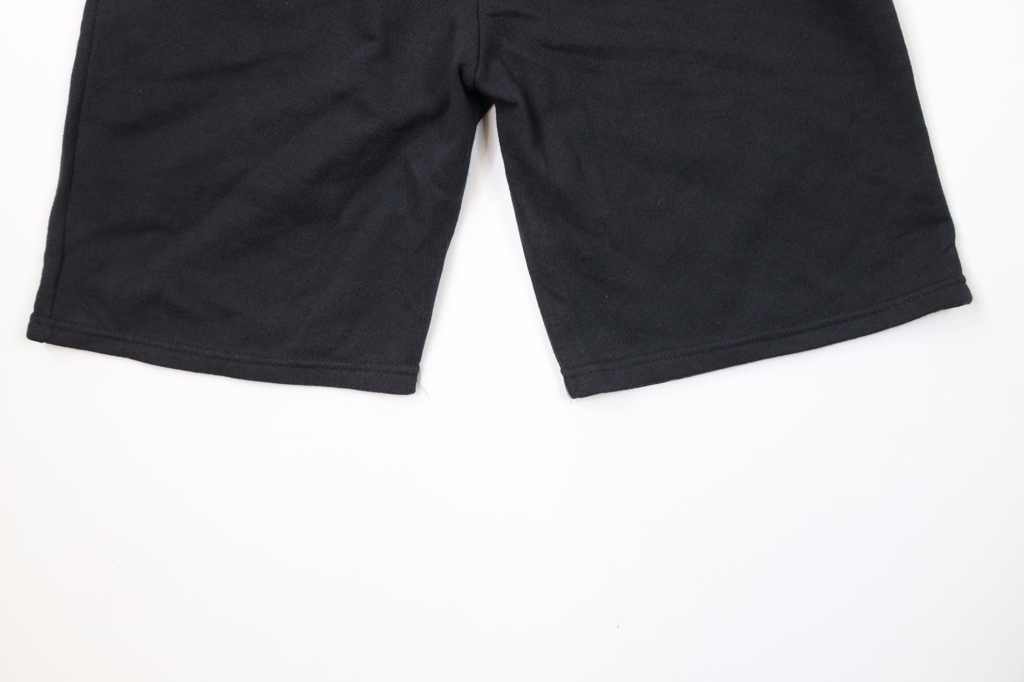 Vintage Vintage 90s Streetwear Knee Sweatpants Shorts Black USA Size US 34 / EU 50 - 4 Thumbnail