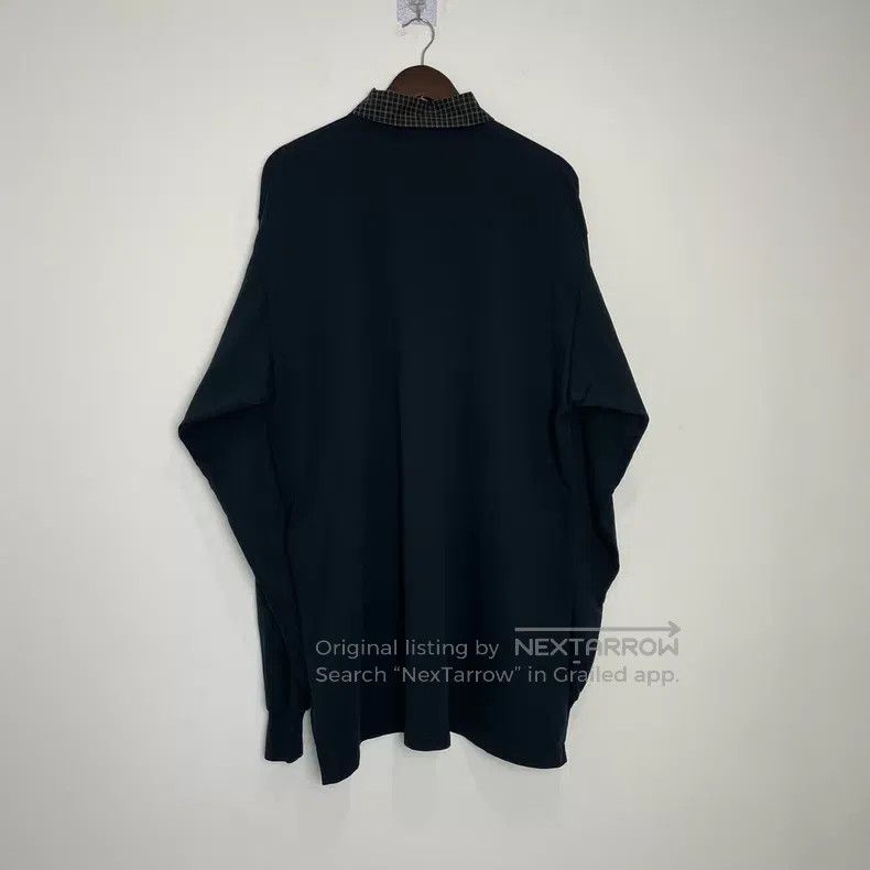 Balenciaga Balenciaga Solid color checkered collar long sleeve polo s Size US S / EU 44-46 / 1 - 2 Thumbnail