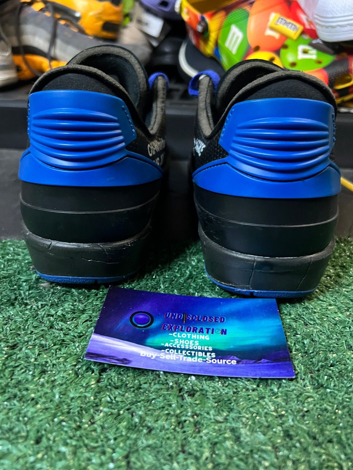 Jordan Brand Off white X Air Jordan 2 black varisty royal 6men/7.5women Size US 6 / EU 39 - 5 Thumbnail