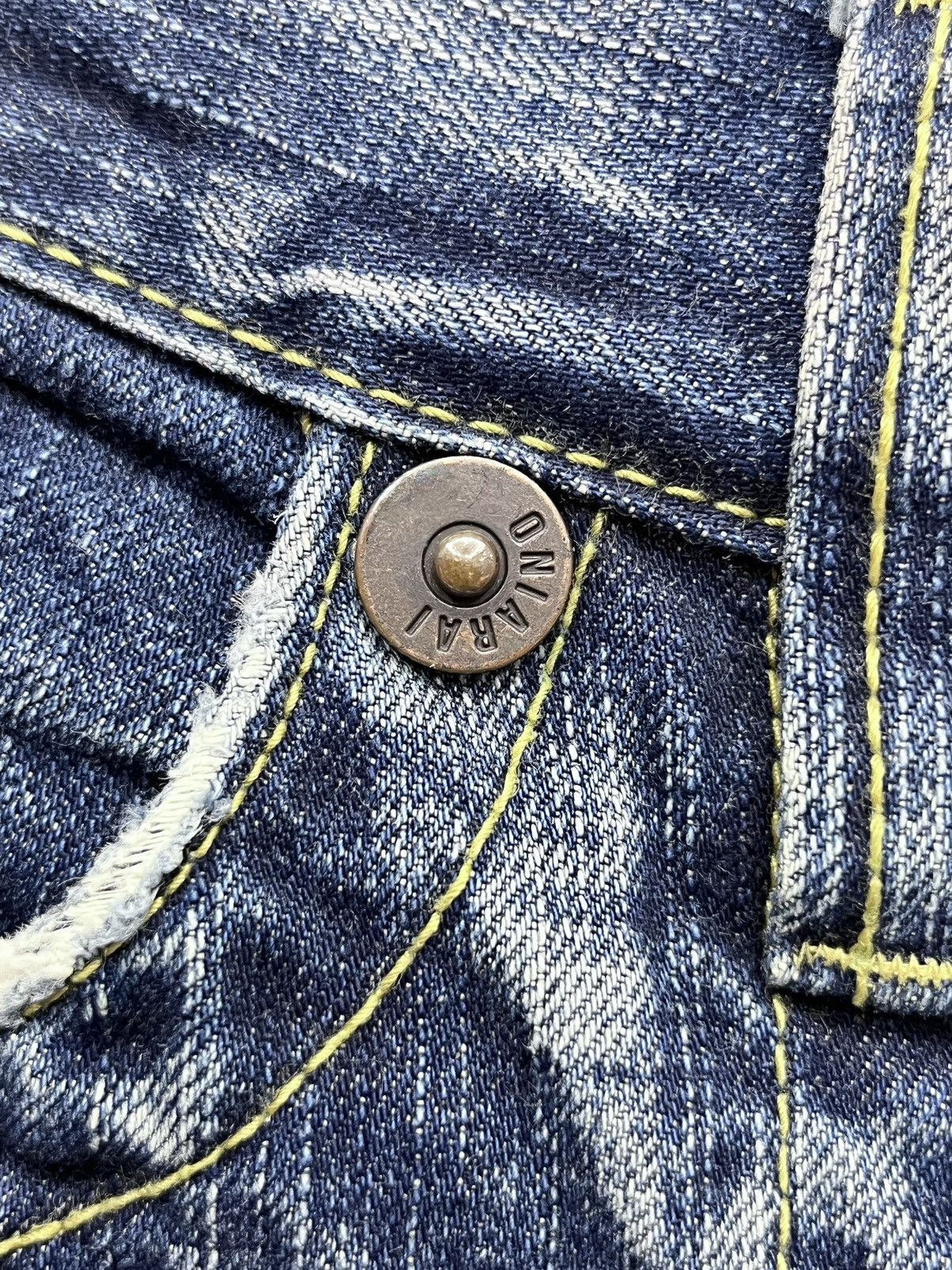Onia VTG FLARE🔥ONIARAI Clawmark Whisker Distressed Blue Denim Size US 32 / EU 48 - 14 Thumbnail