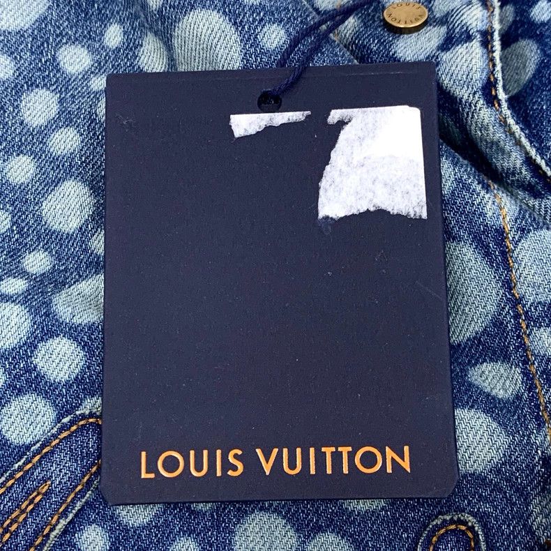 Louis Vuitton Louis Vuitton 23 blue logo monogrammed polka-dot cotton sh Size US M / EU 48-50 / 2 - 7 Thumbnail