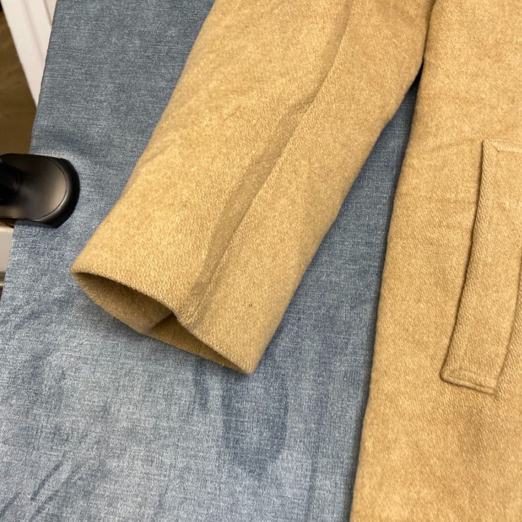 Pendleton VTG Pendleton Peacoat Jacket Mens S Beige Wool Lined Double Breasted Coat Size US S / EU 44-46 / 1 - 2 Thumbnail
